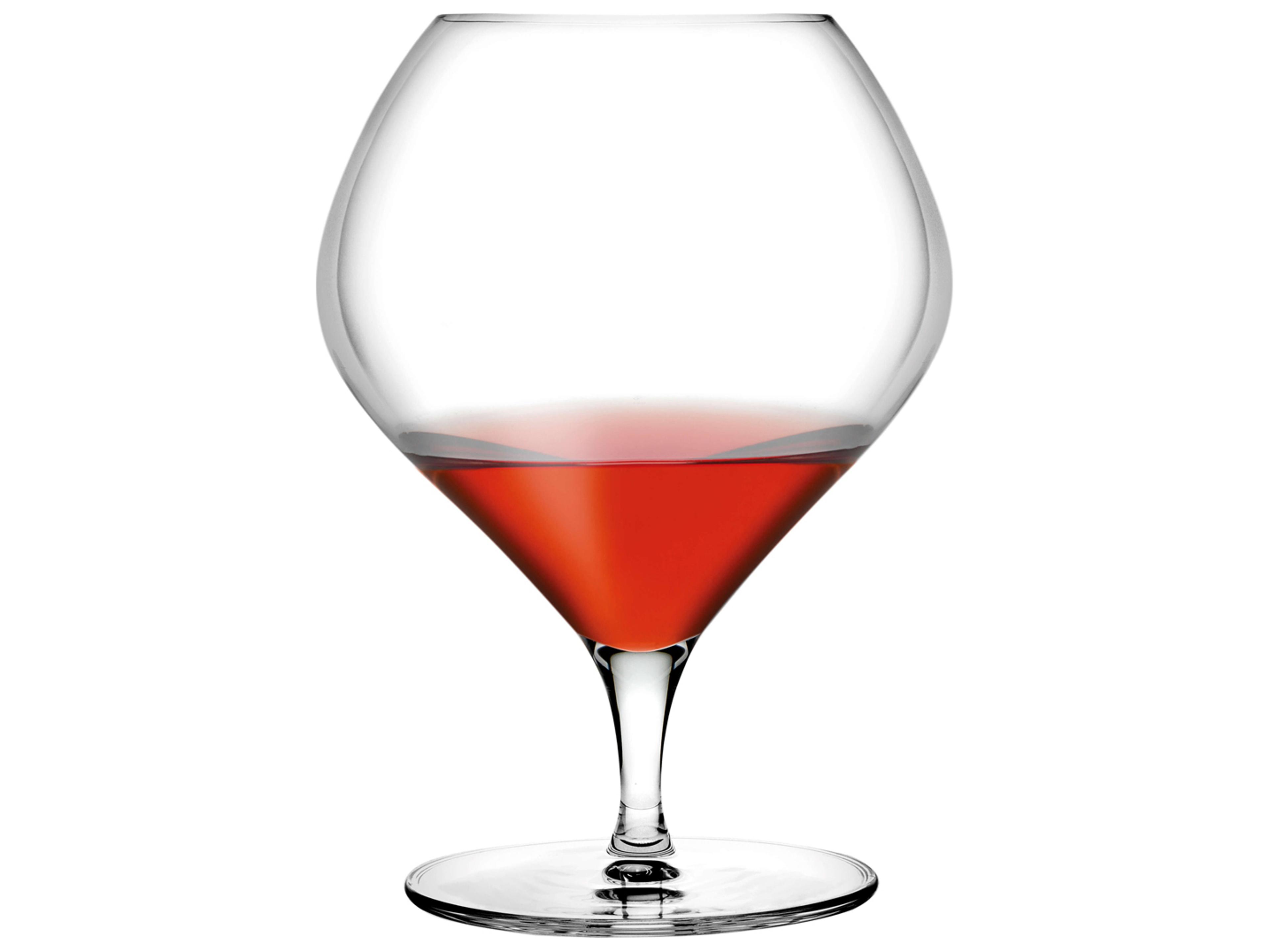 NUDE Fantasy Clear Cognac Glass Set of 2