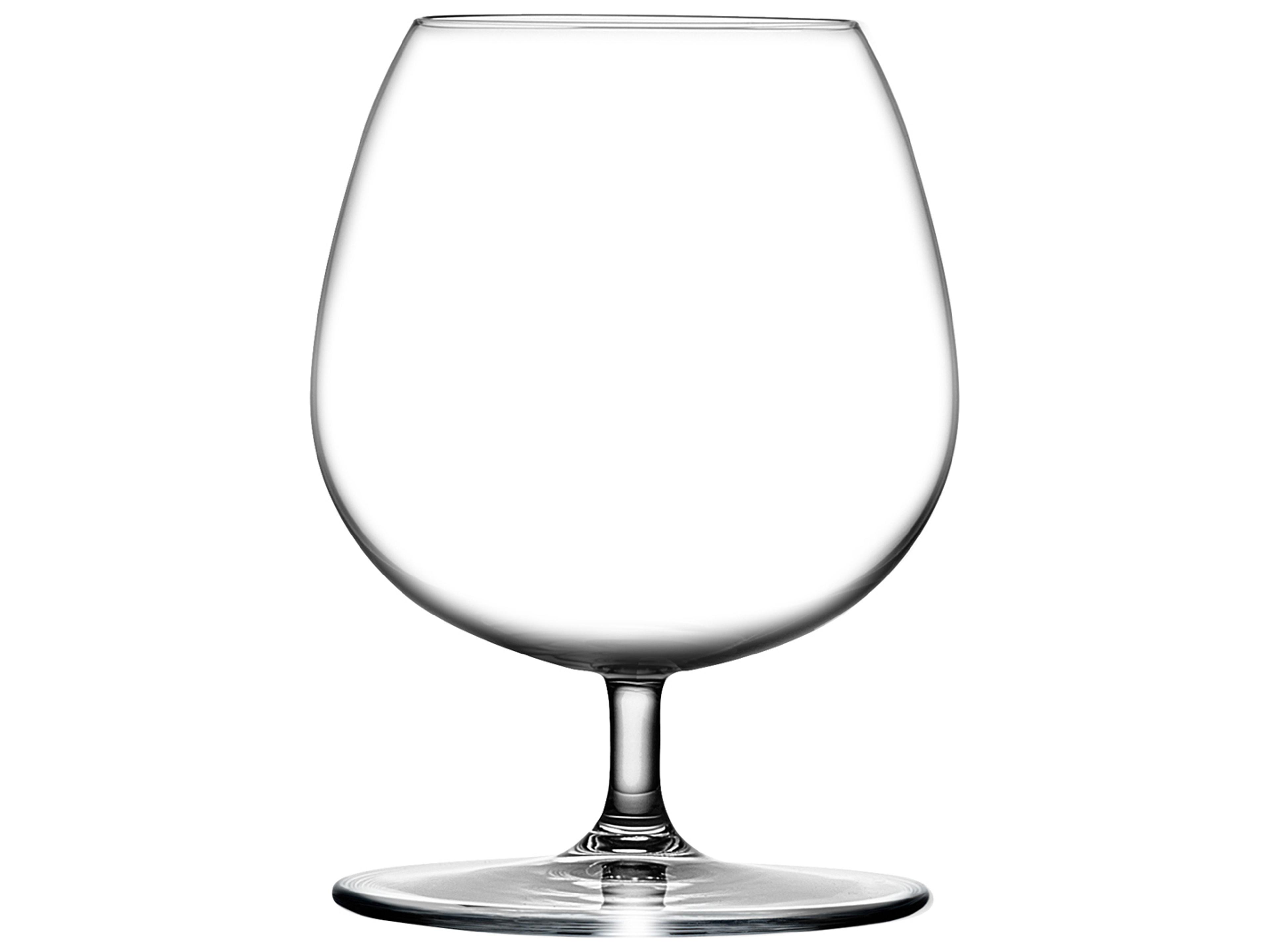 NUDE Vintage Clear Cognac Glass Set of 2