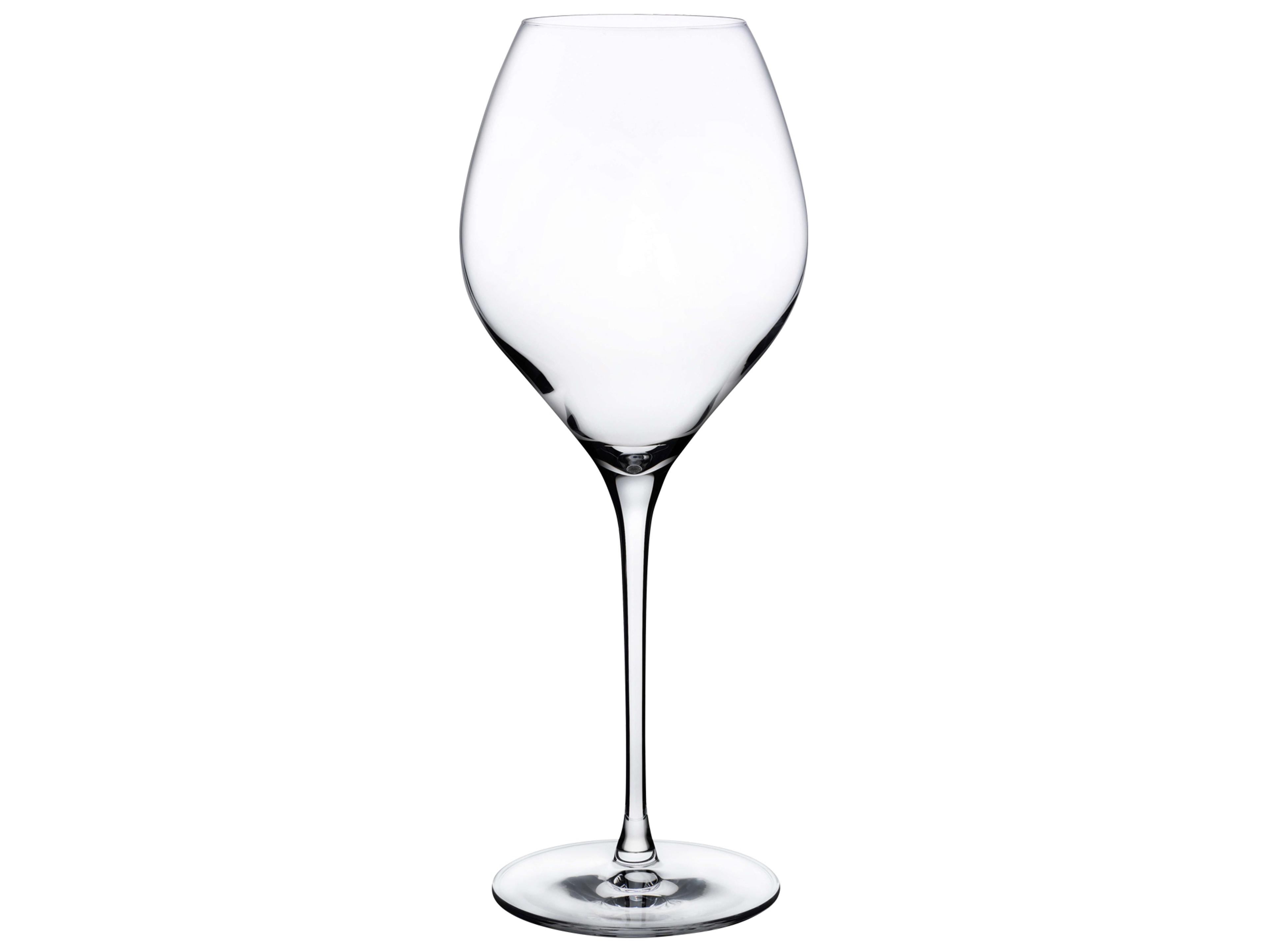 NUDE Fantasy Clear White Wine Glass Set of 2