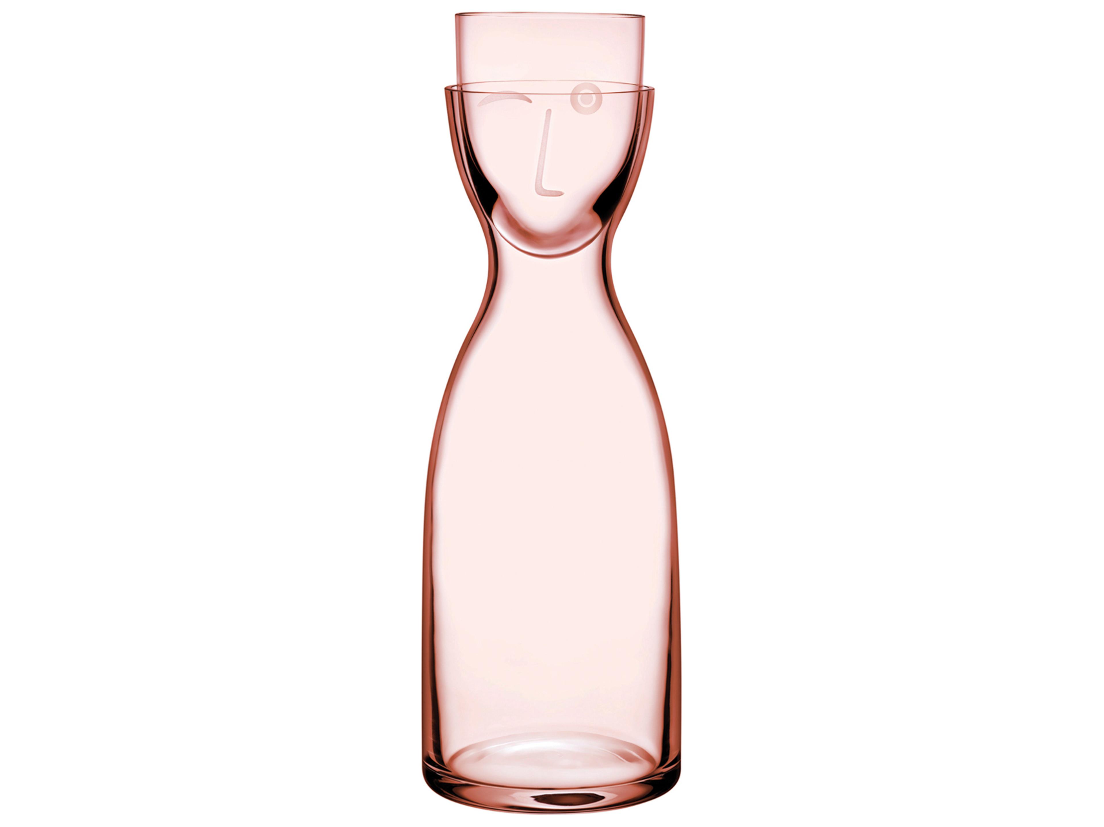 NUDE Mr. & Mrs. Dusty Rose Tall Water Set