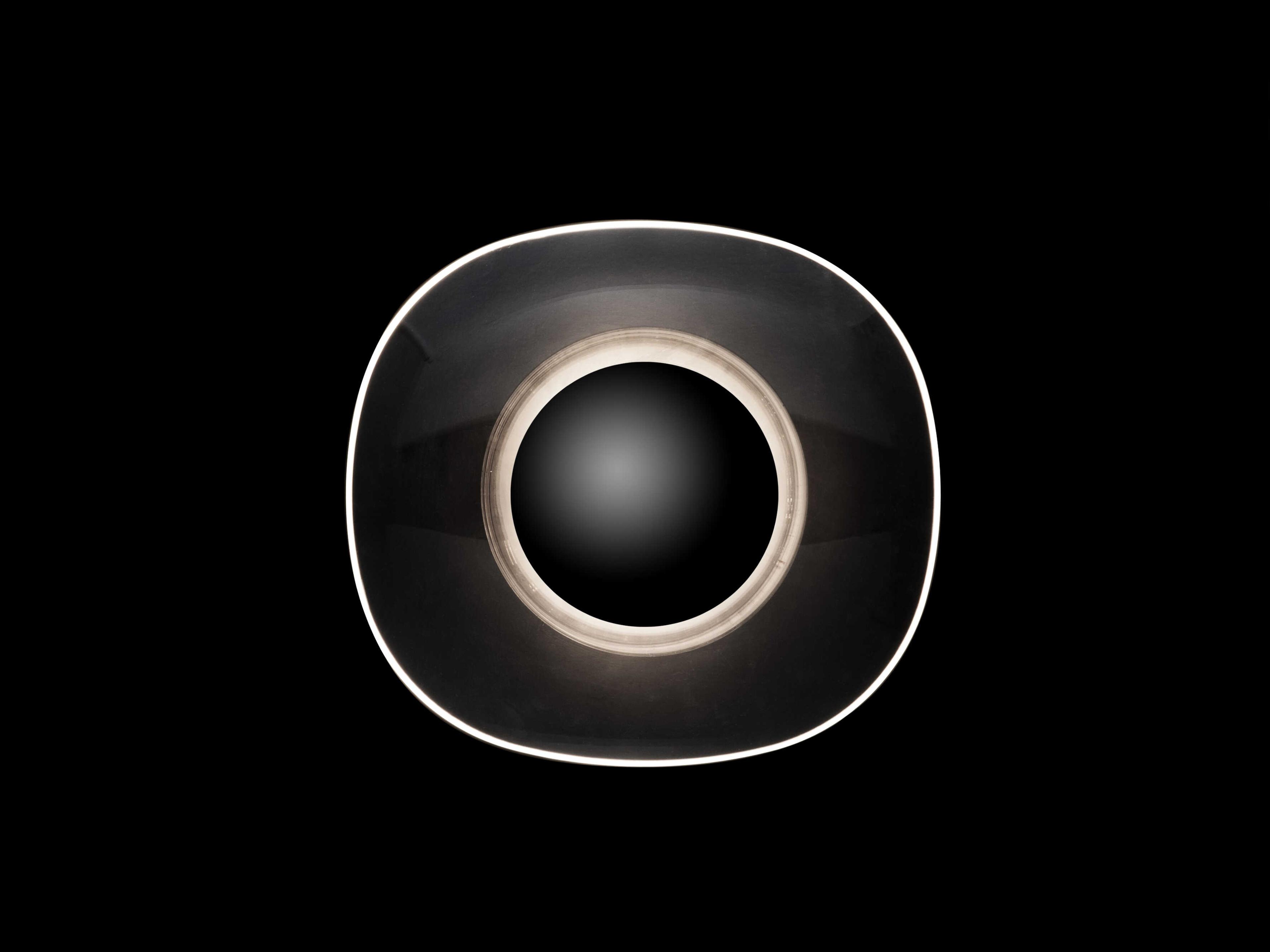 Yolk 1-Light Nickel Clear Glass Wall Sconce