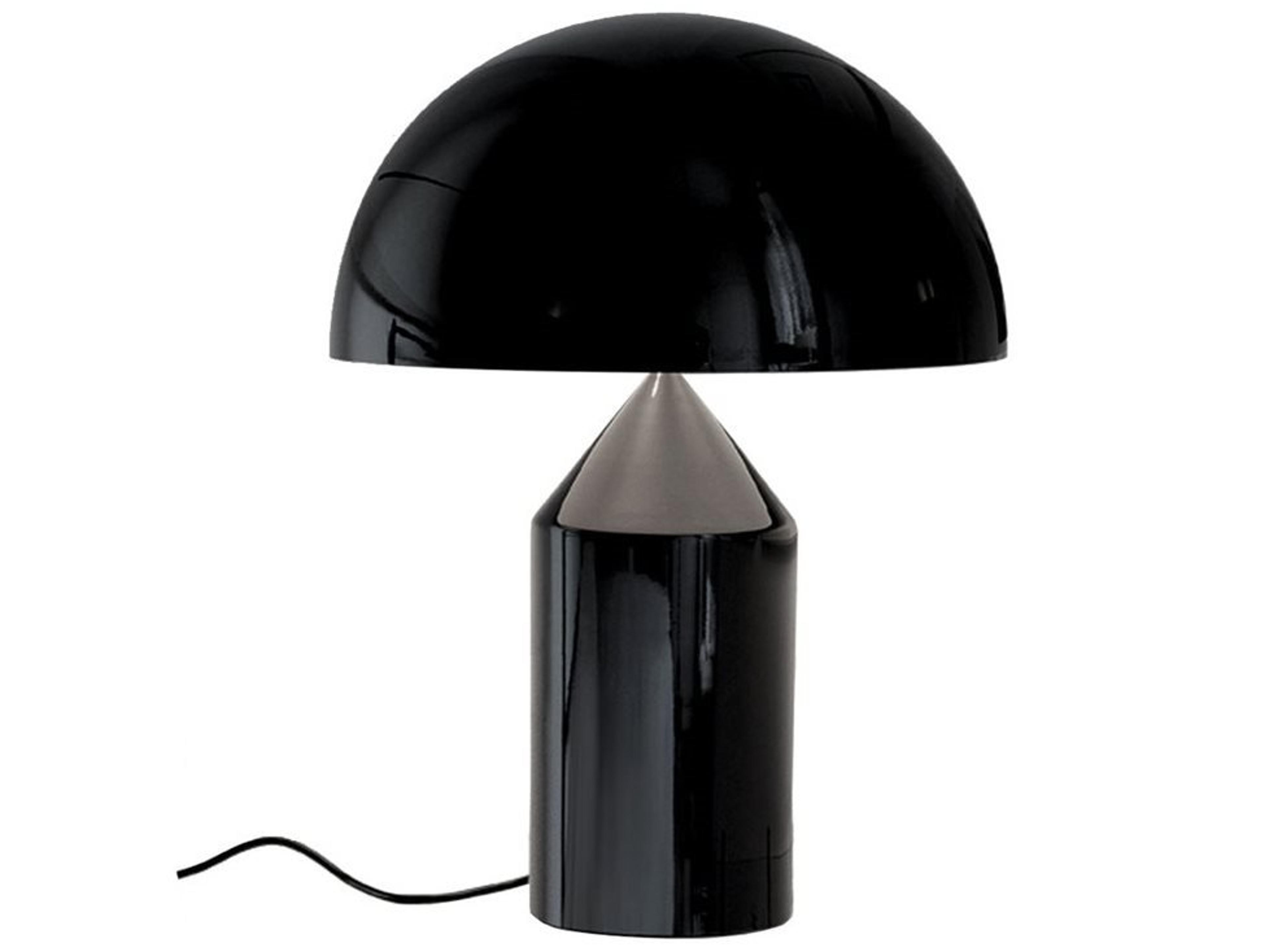 Oluce Atollo Black Table Lamp