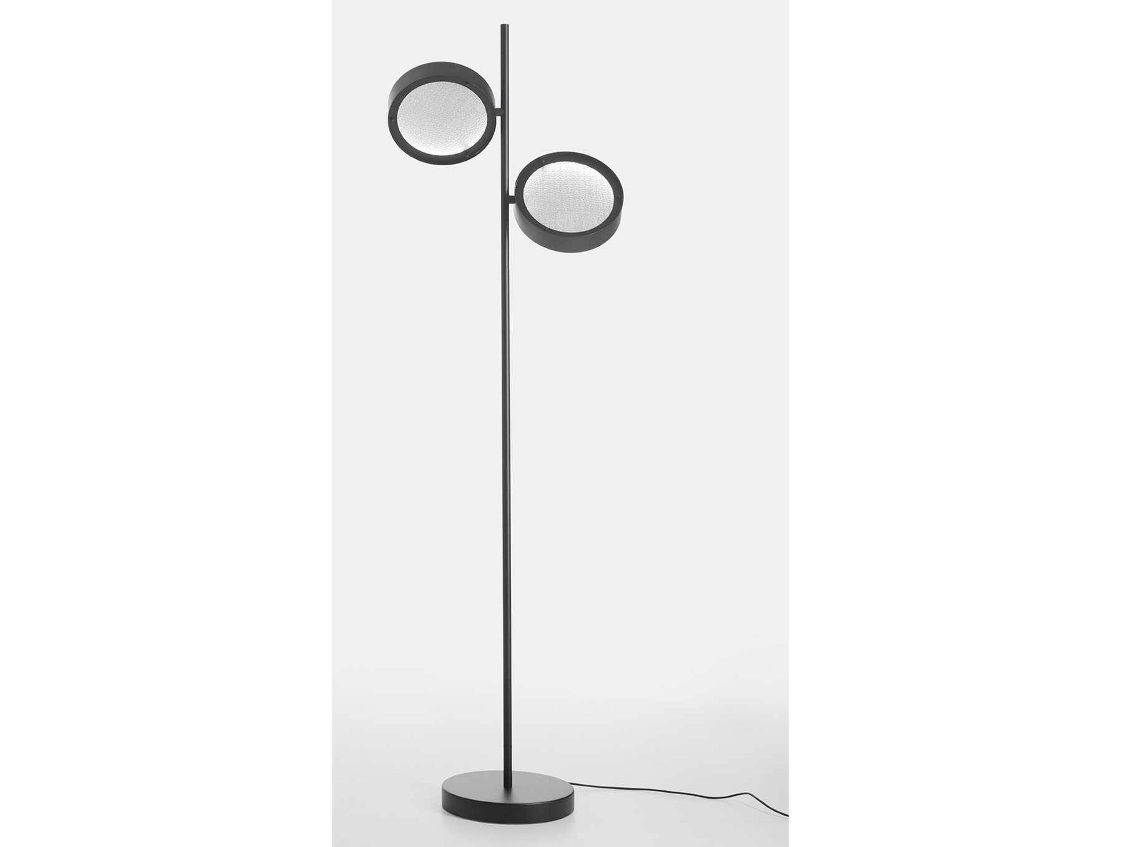 Oluce Berlin Matt Black Floor Lamp
