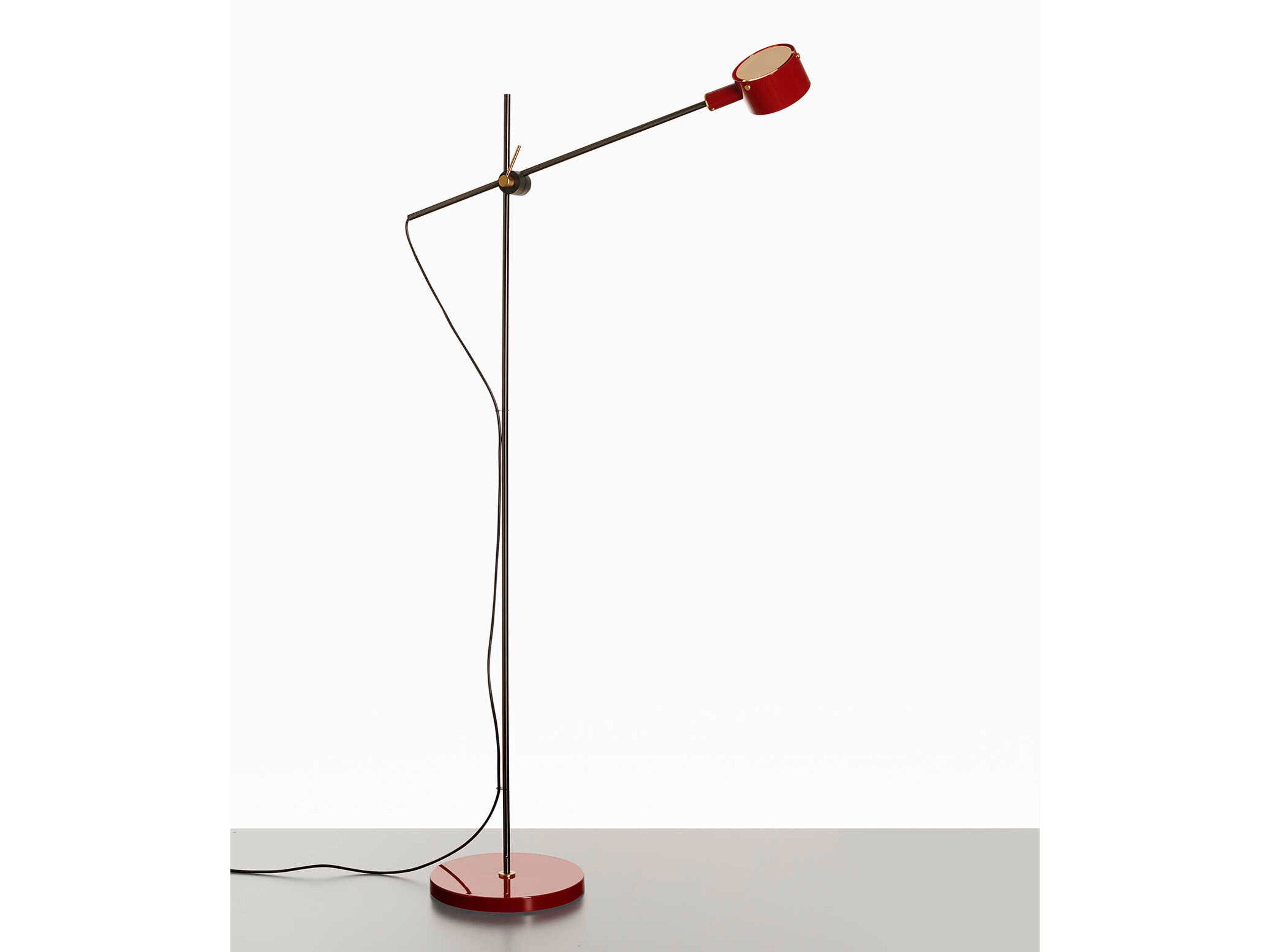 Oluce G.O. Scarlet Red LED Floor Lamp