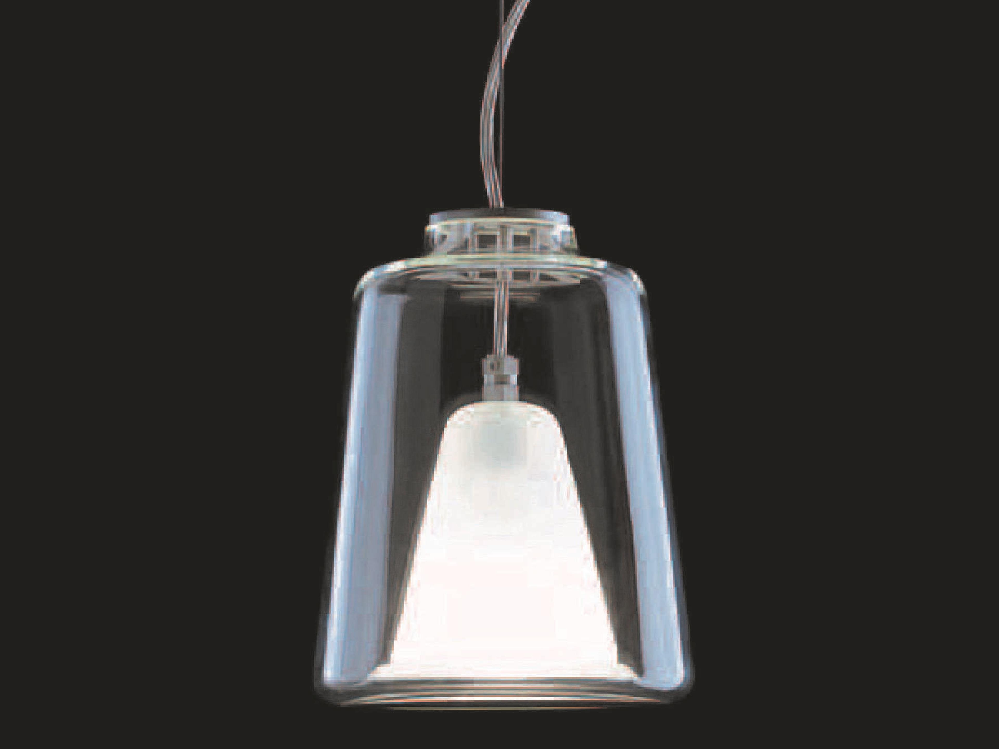 Lanterna 1-Light Clear Glass Mini Pendant
