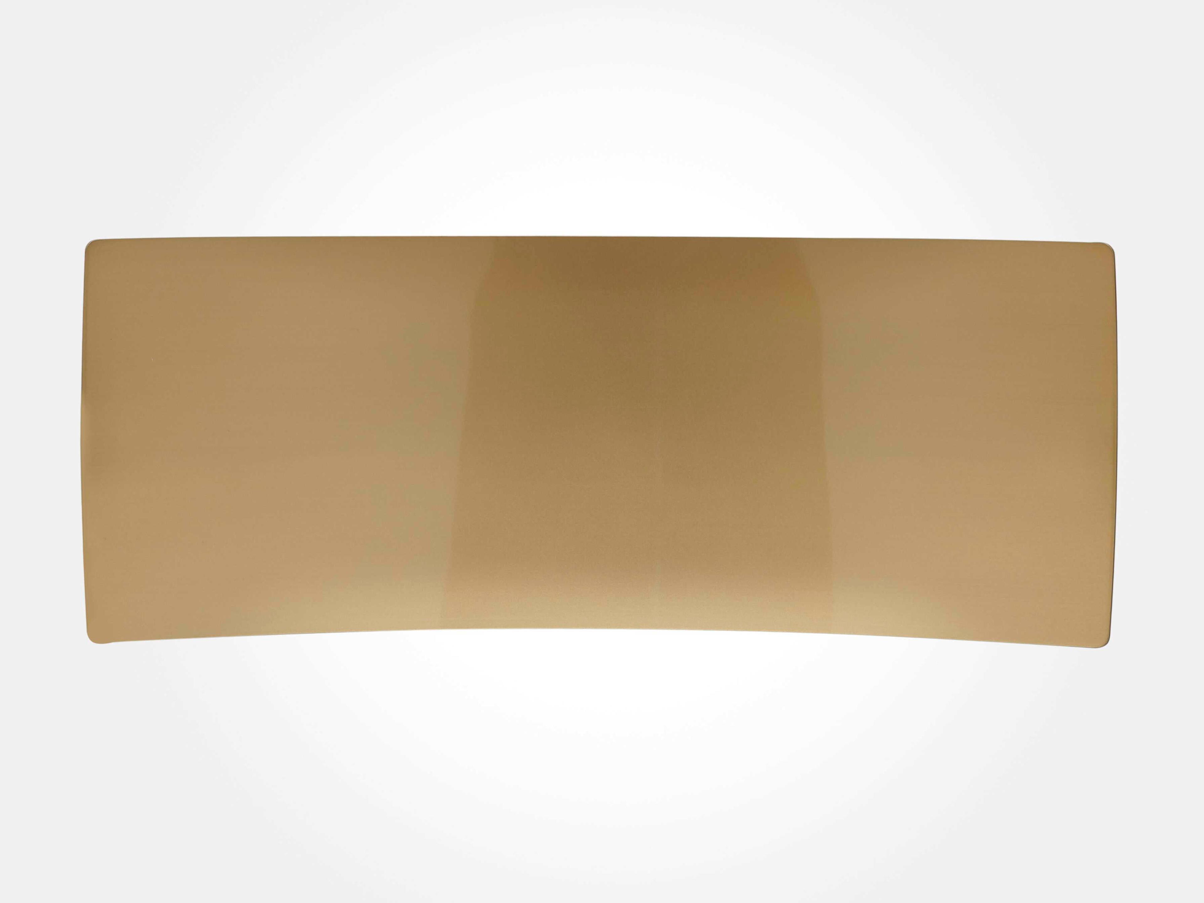 Oluce Lens 1-Light Gold Wall Sconce