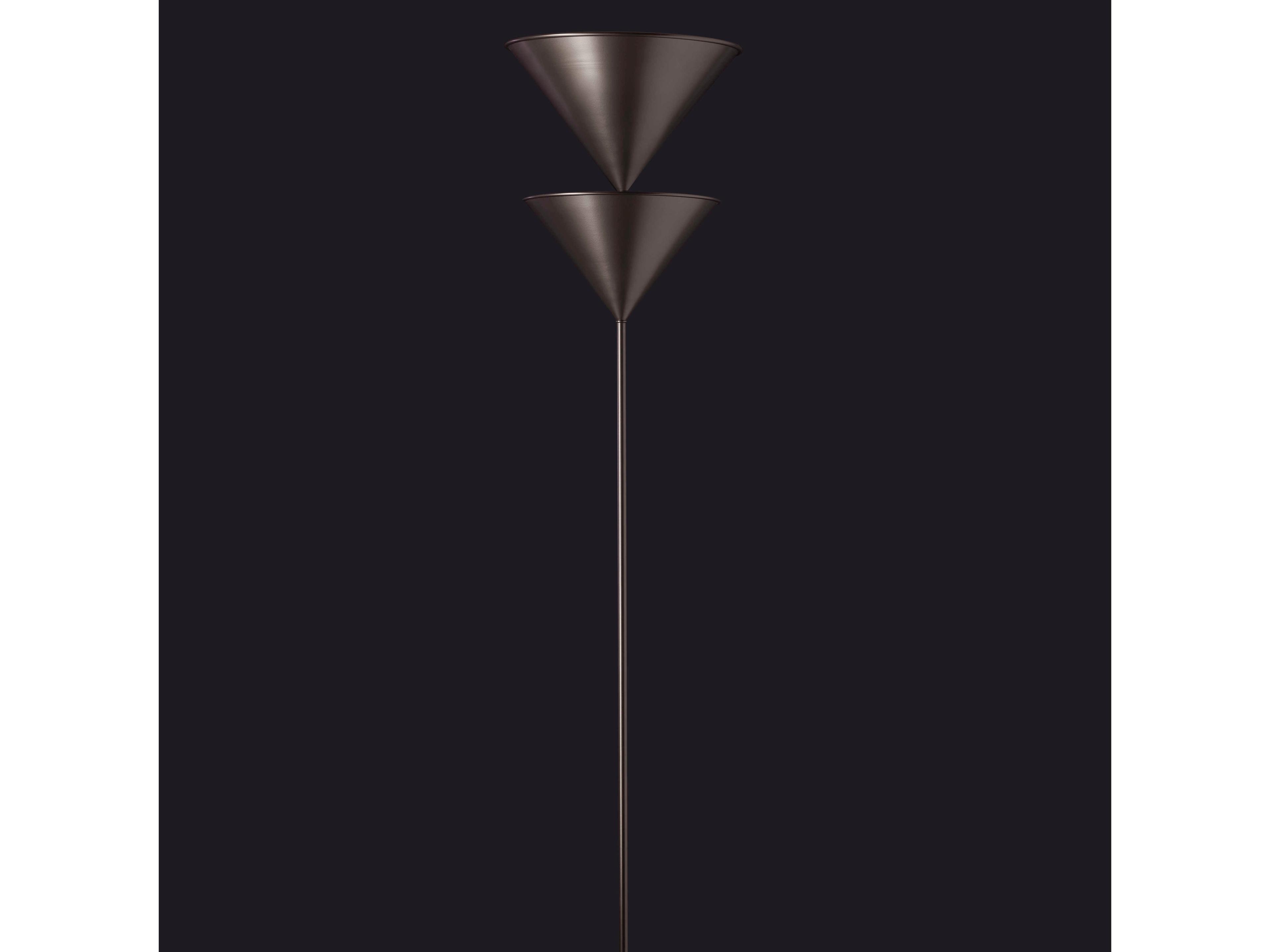 Oluce Pascal Anodic Bronze LED Floor Lamp