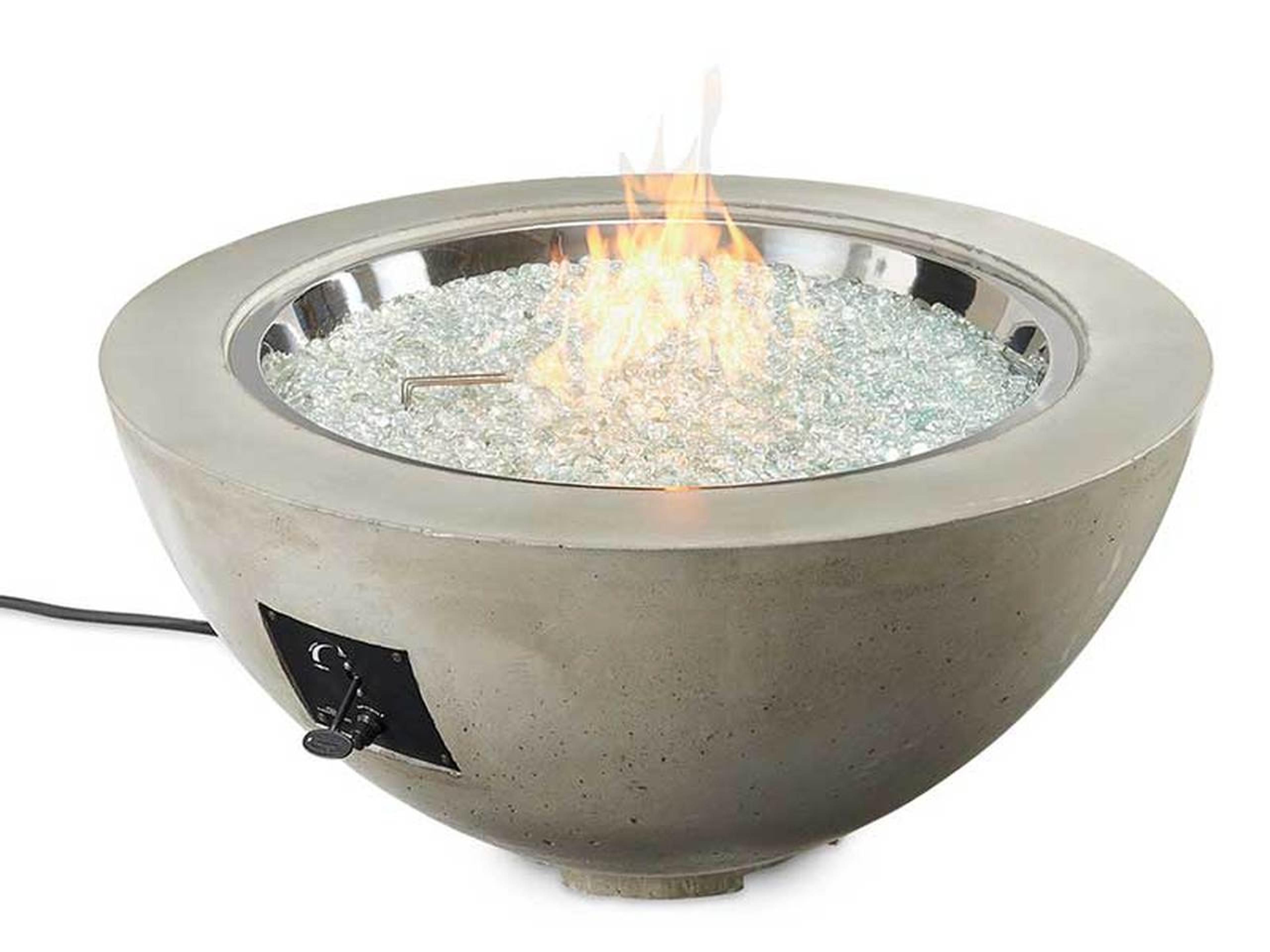 Outdoor Greatroom Commercial Cove Round Gas Fire Pit Bowl