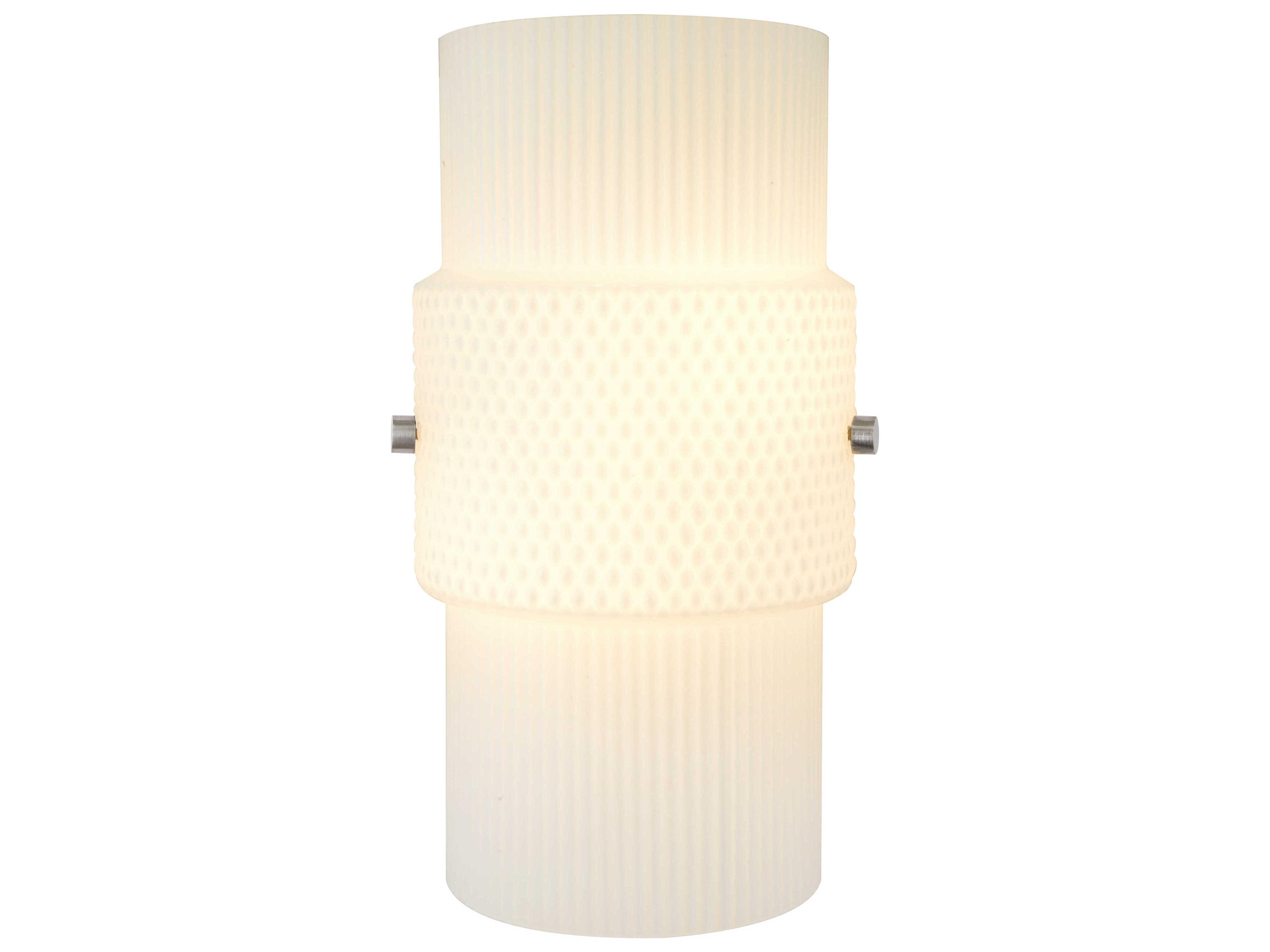 Oggetti Mimo White Glass Wall Sconce