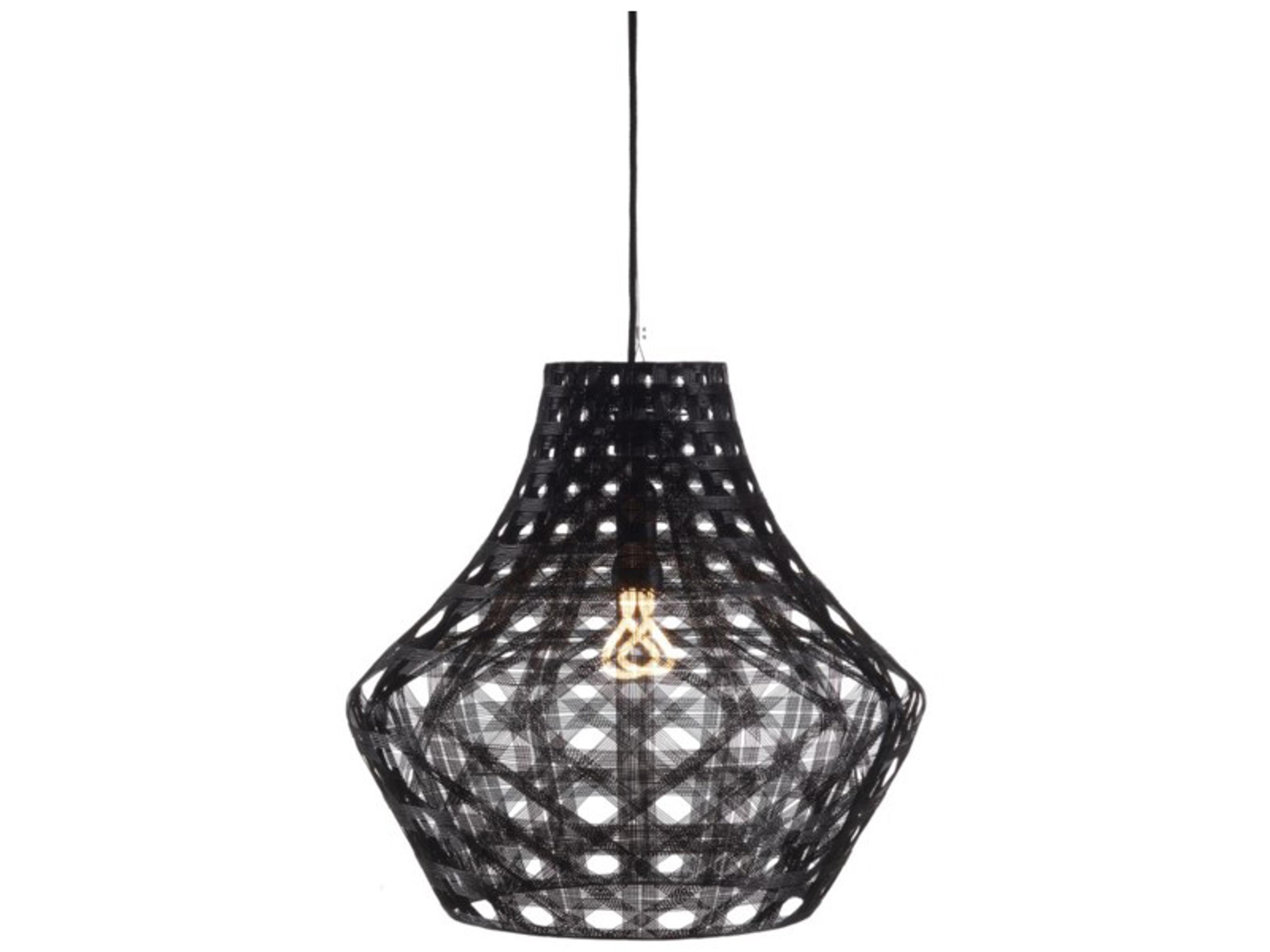 Oggetti Schema 1-Light Black Pendant