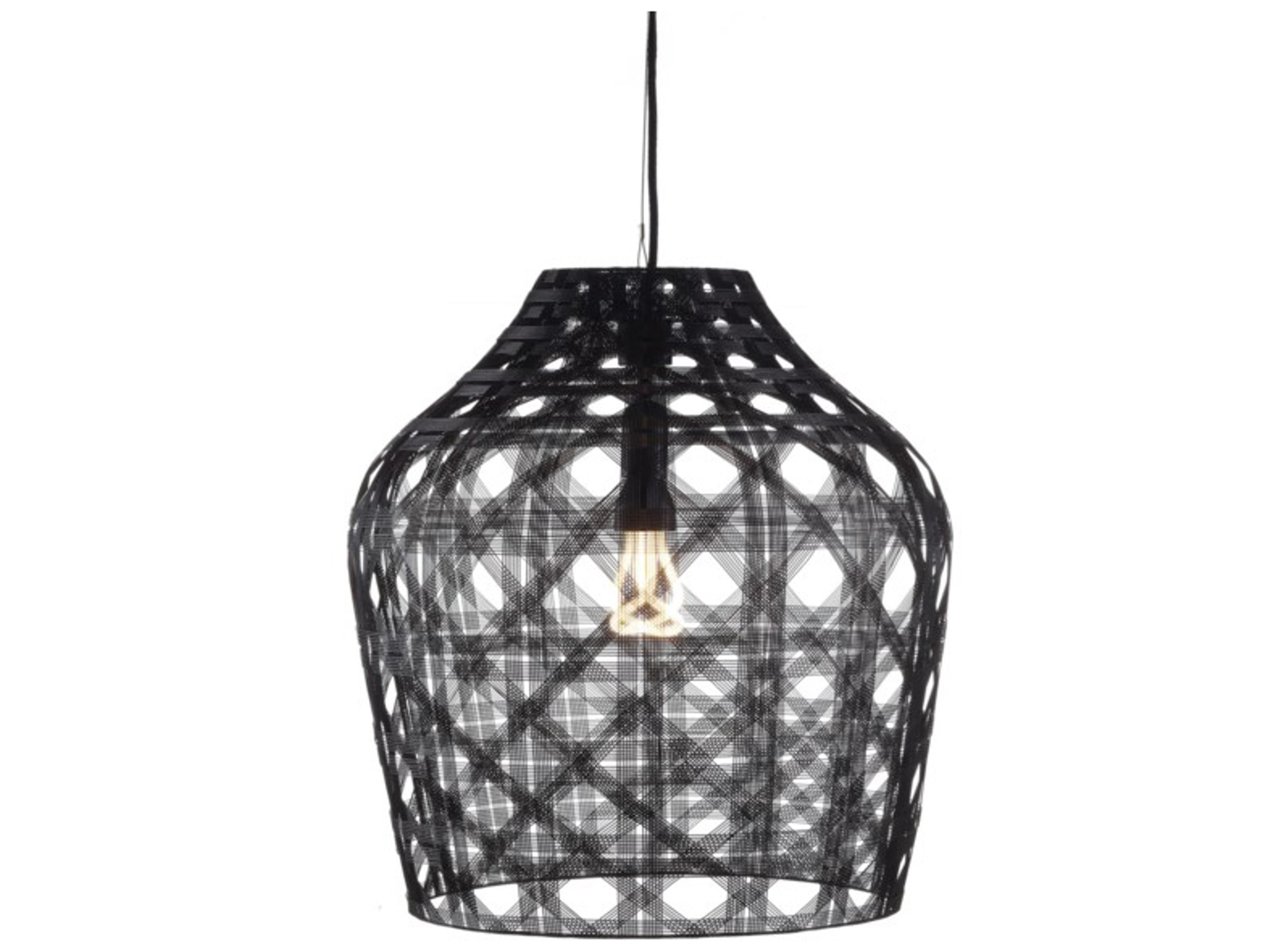 Oggetti Schema 1-Light Black Pendant