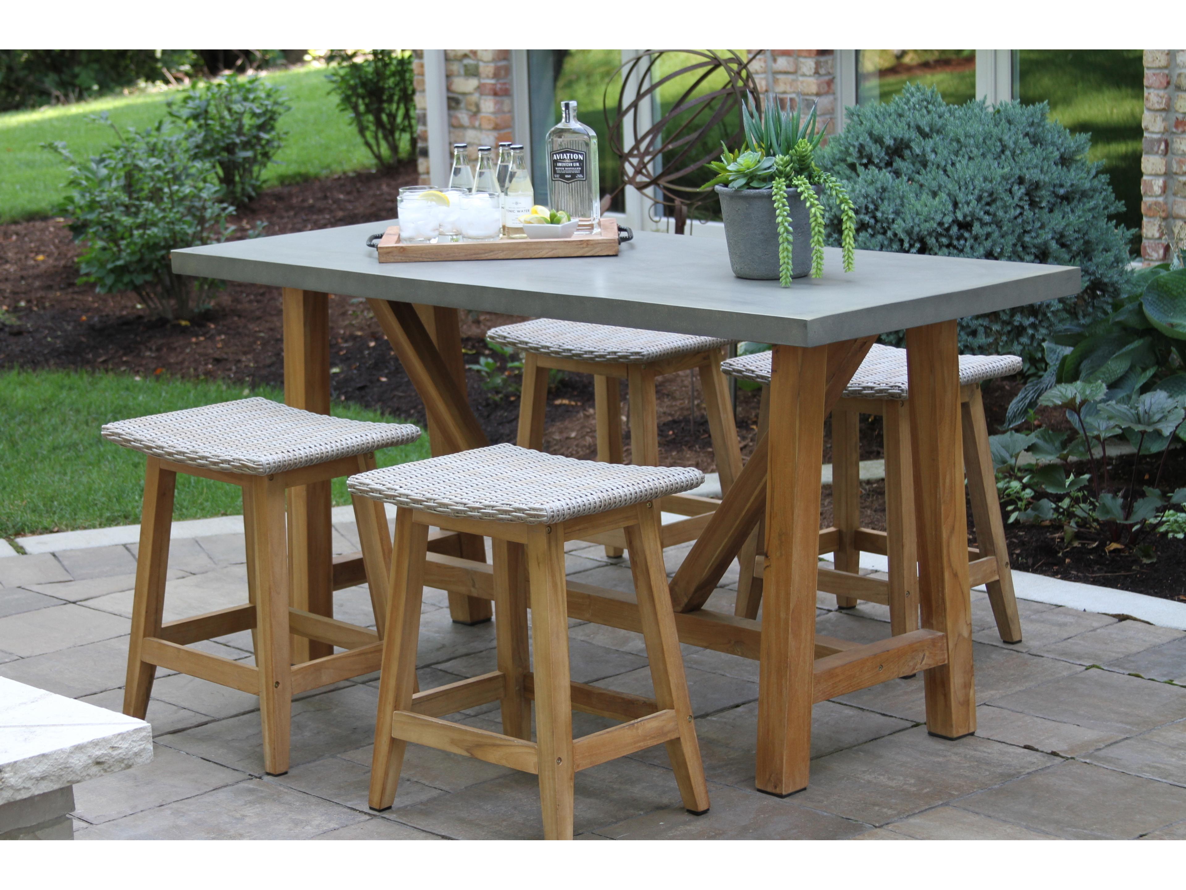 Outdoor Interiors Teak Dining Set