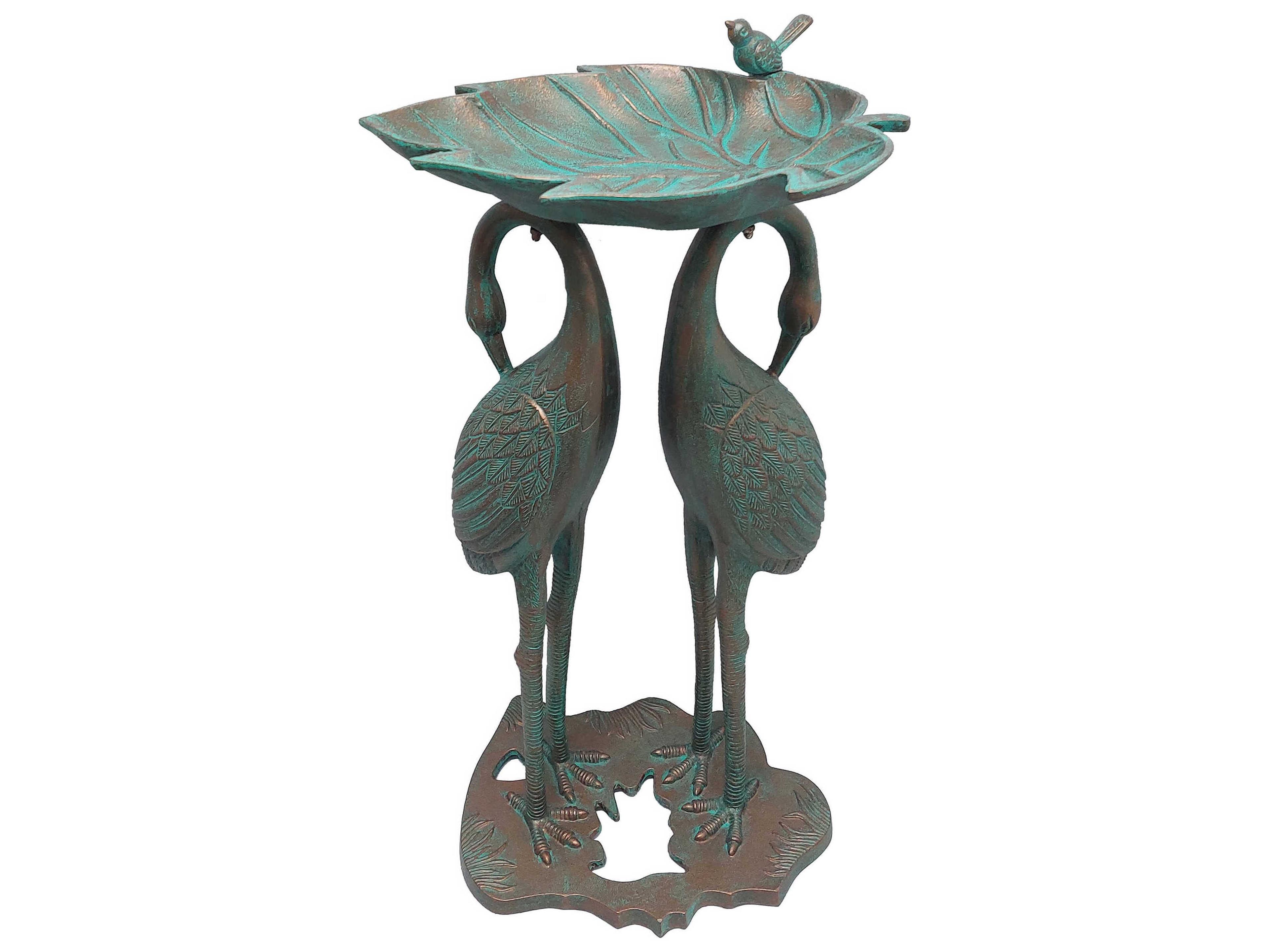 Oakland Living Twin Crane Bird Bath