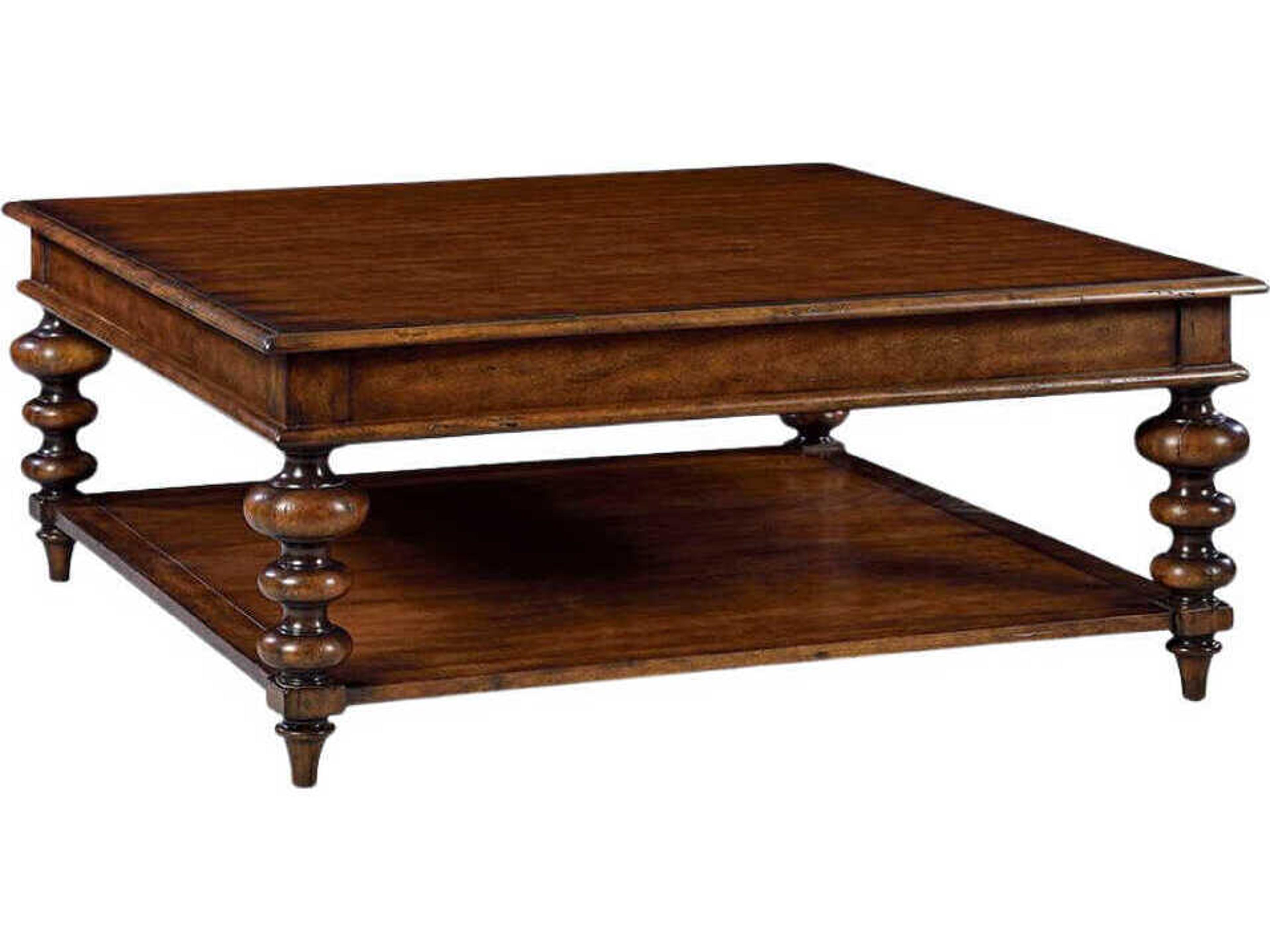 Oliver Home Tempe Square Wood Country Coffee Table