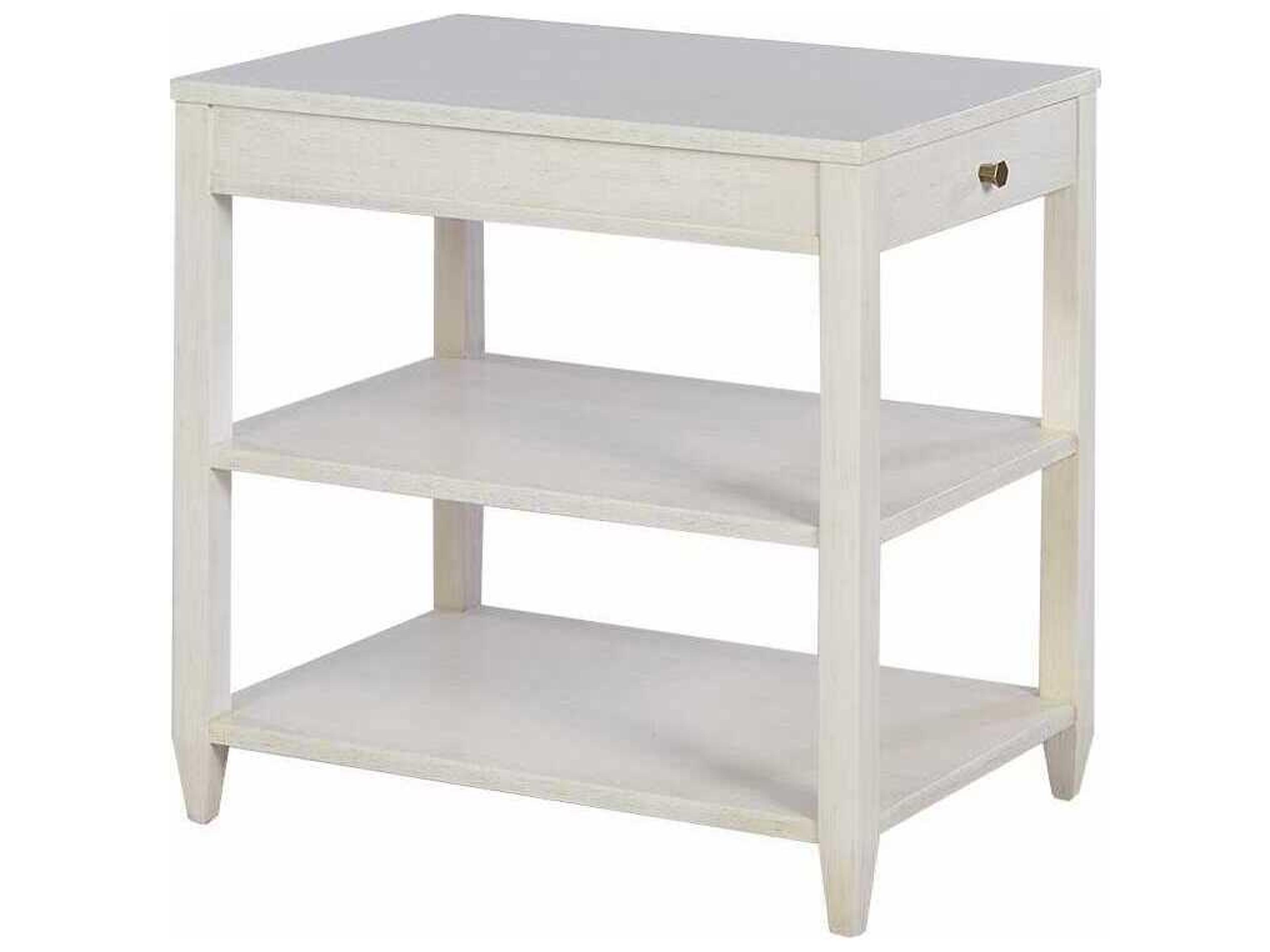 Oliver Home Wallace Rectangular Wood Drift End Table