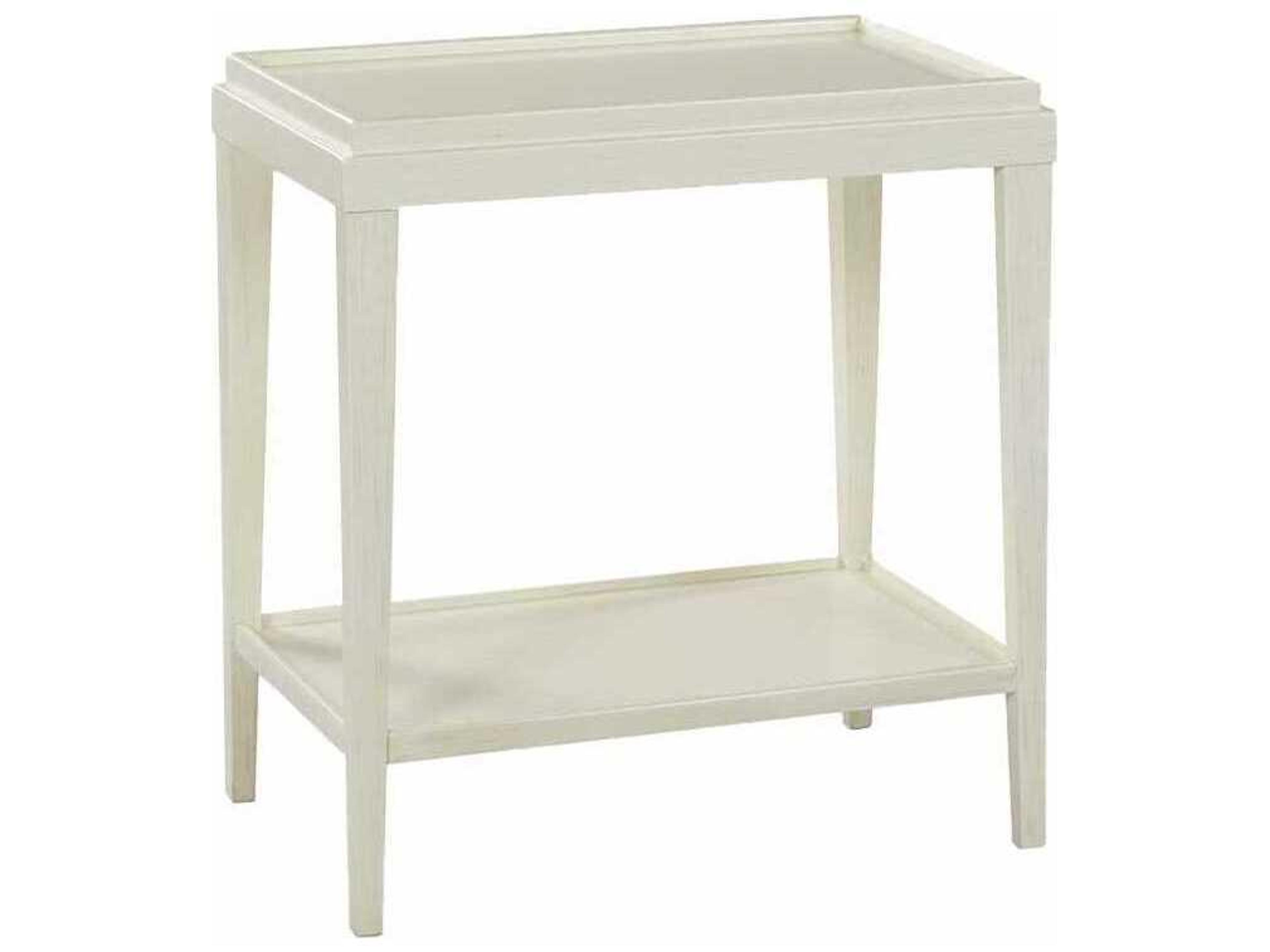 Oliver Home Liz Rectangular Wood Drift End Table