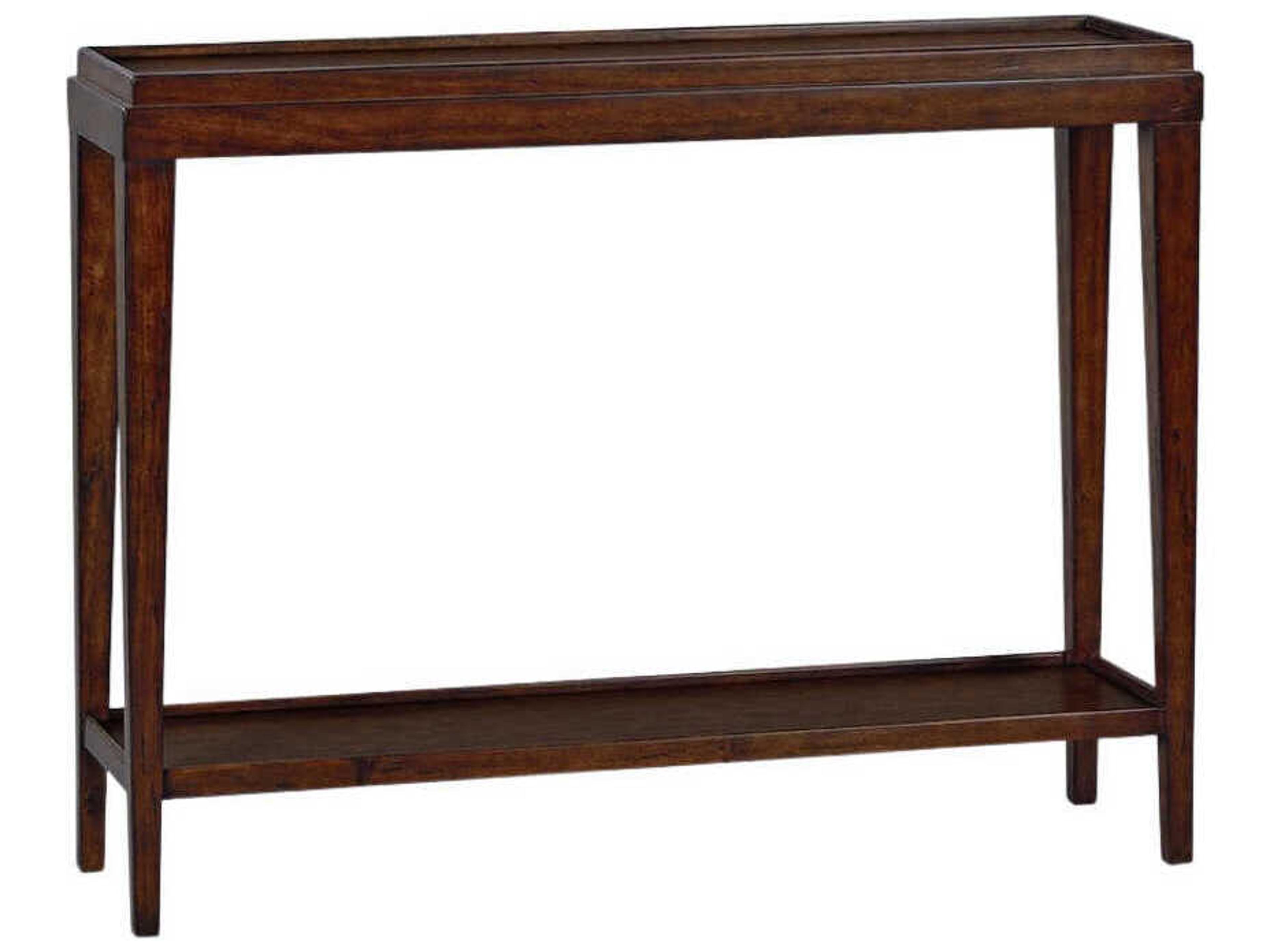 Oliver Home Liz Rectangular Wood Country Console Table