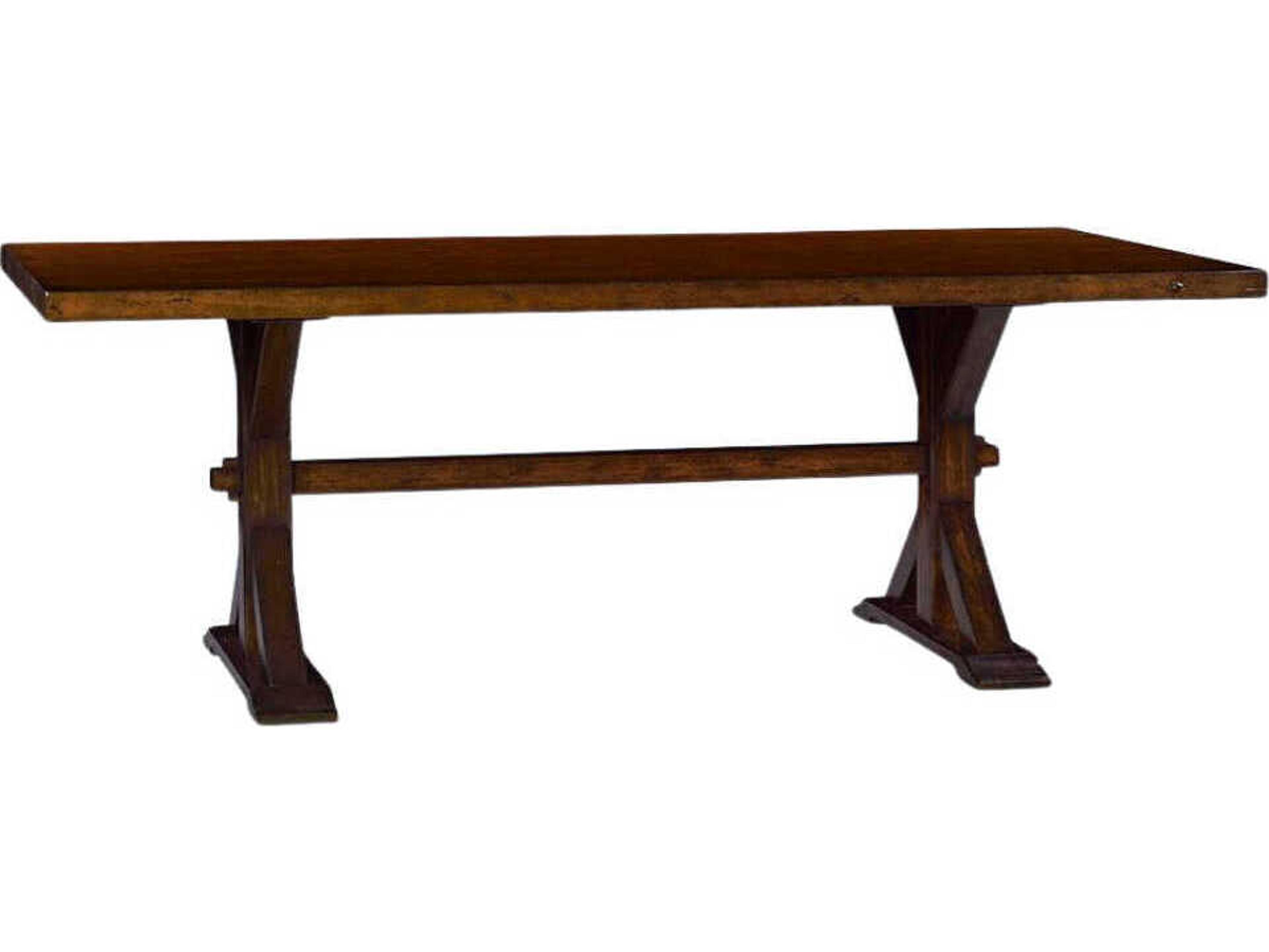 Oliver Home Madison Rectangular Wood Country Dining Table