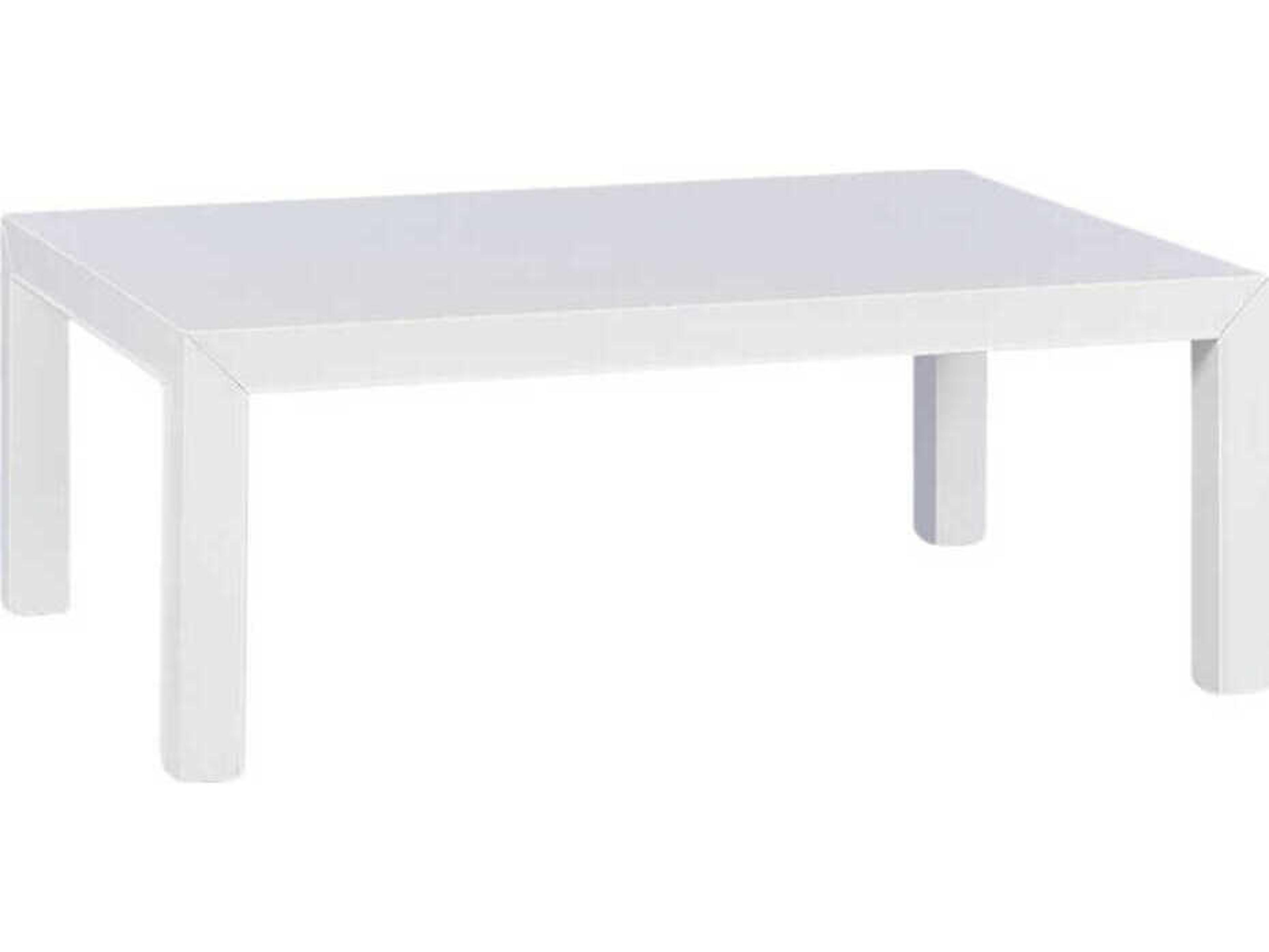 Oliver Home Beaufort Rectangular Wood Ghost Coffee Table