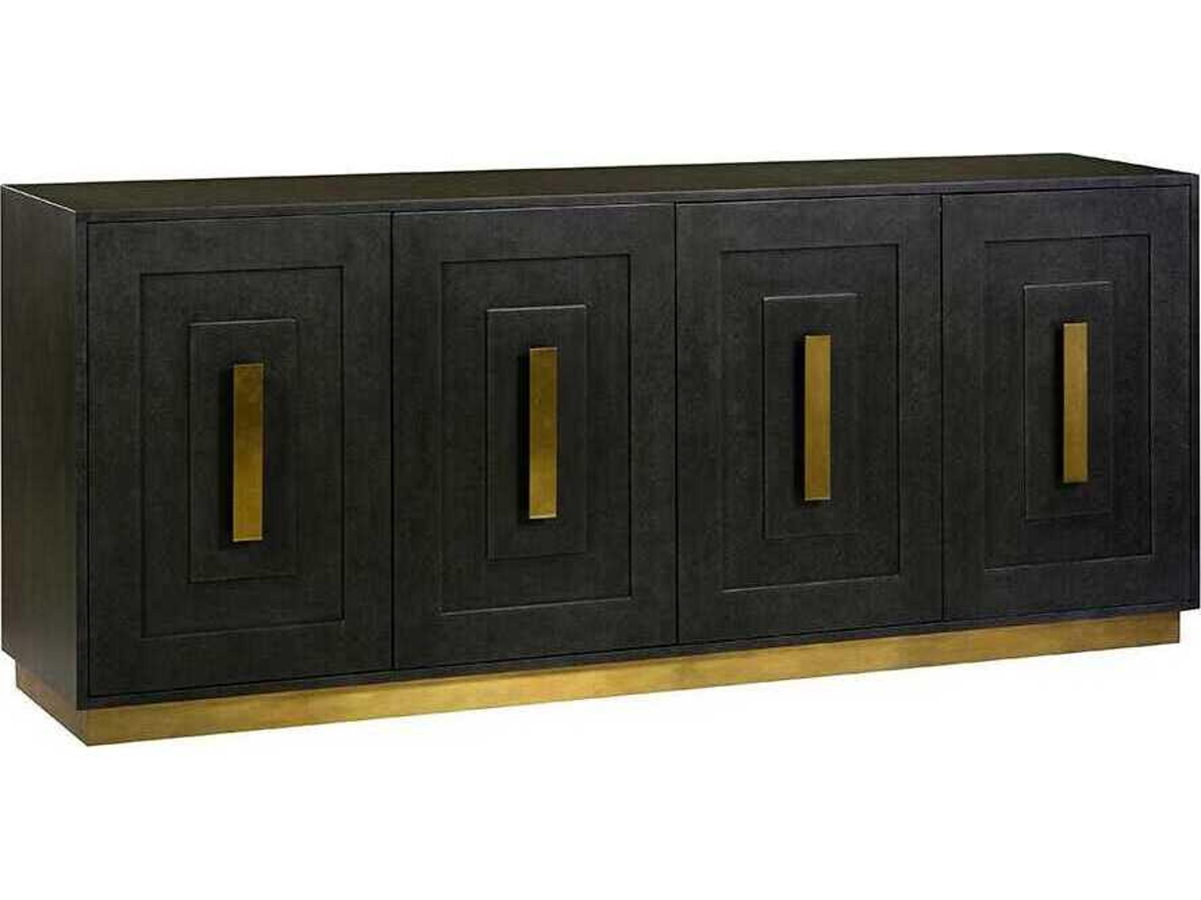 Oliver Home Starward 84" Acacia Wood Sideboard