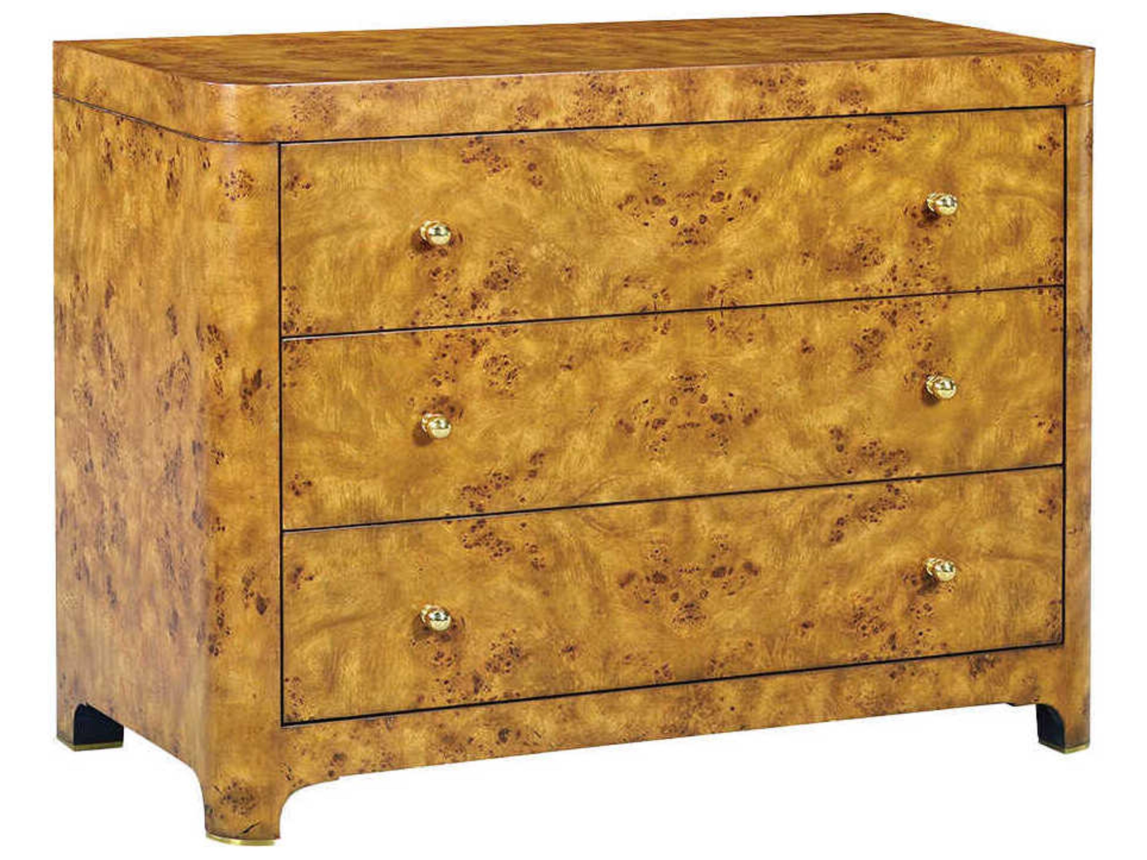 Oliver Home Roland Rustic Burl Brown Burlwood Accent Chest