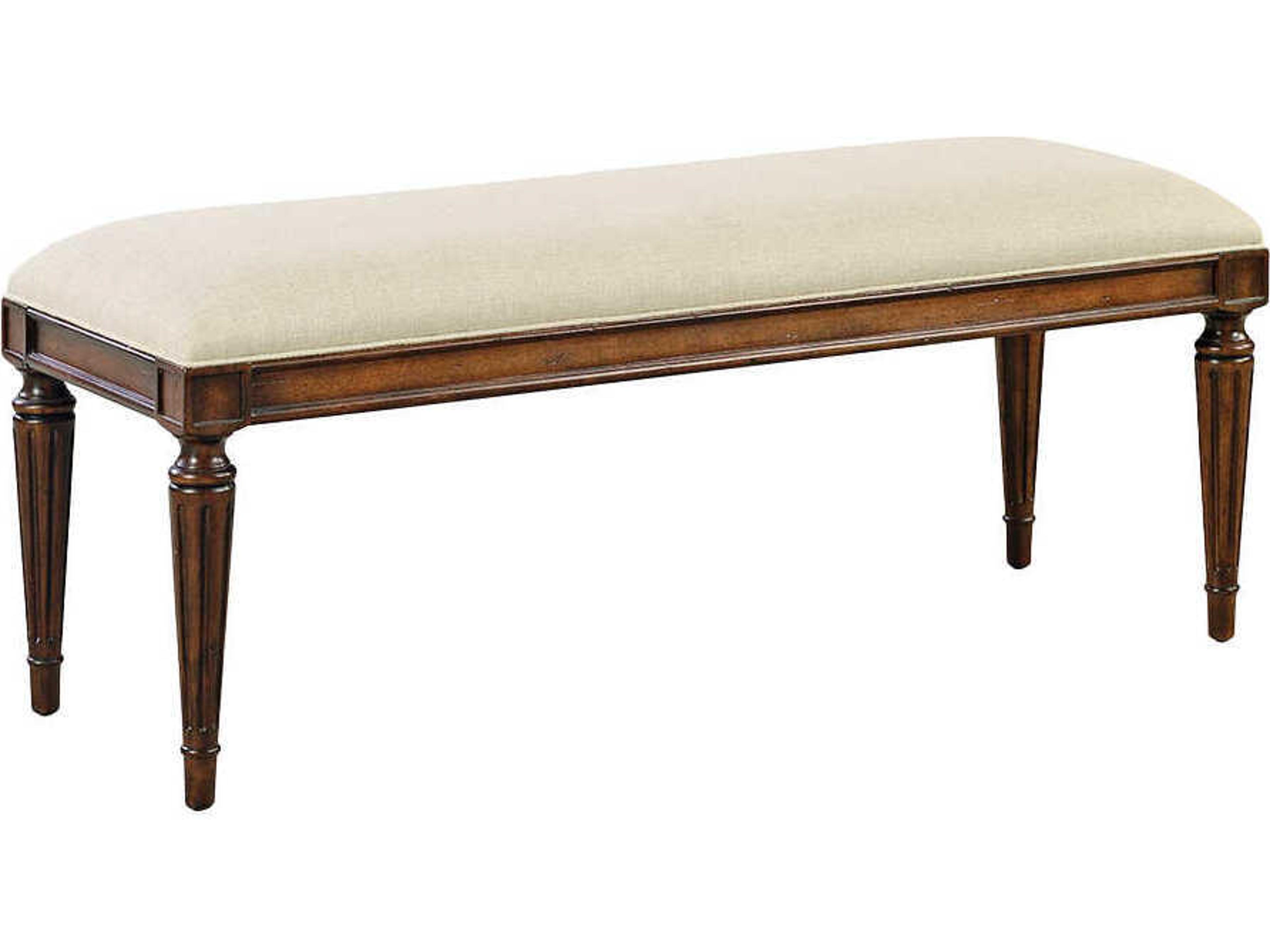Oliver Home Fairfield Country Brown Upholstered Accent Bench