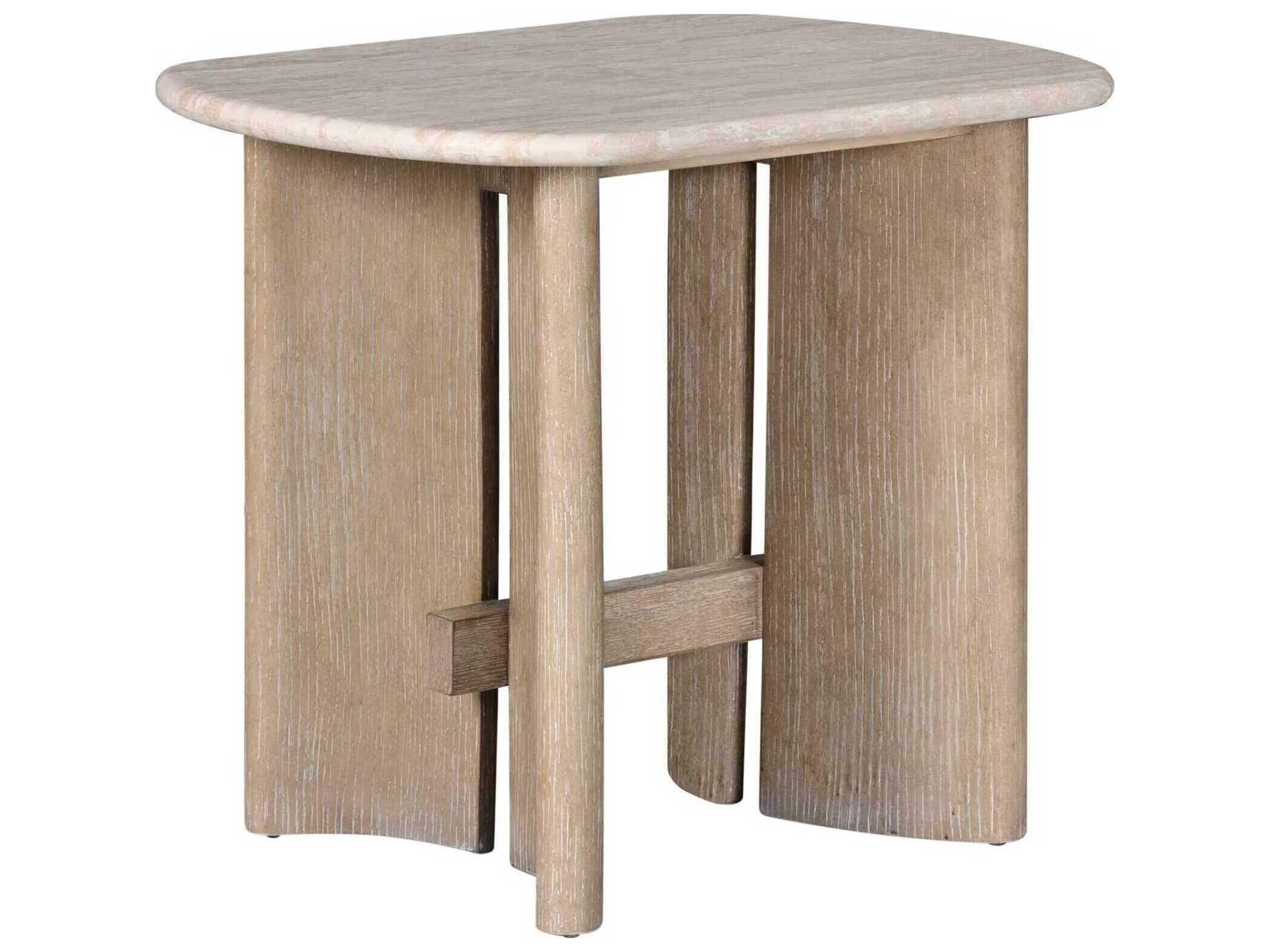 Oliver Home Callaway Rectangular Wood End Table