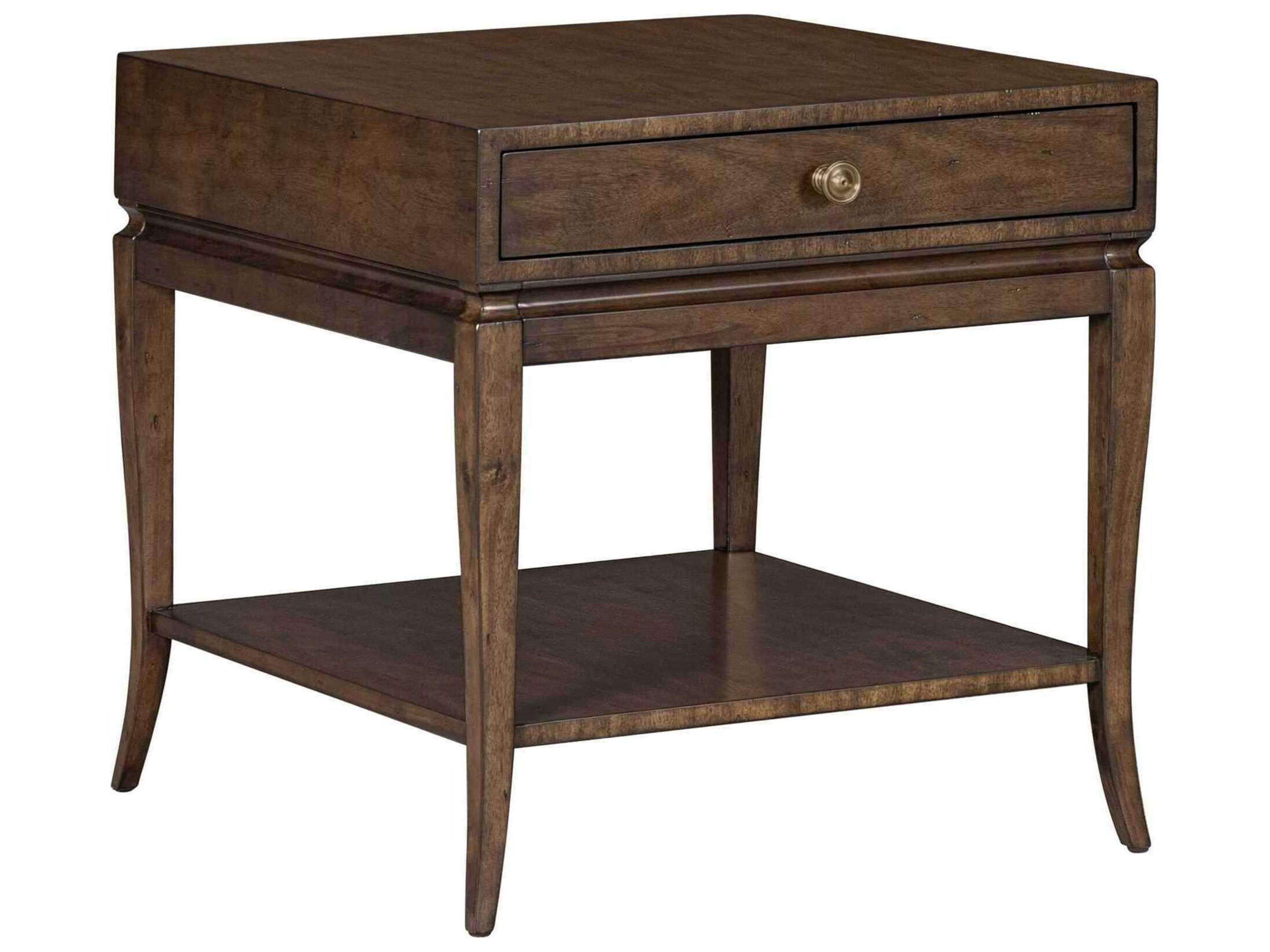 Oliver Home Abington Rectangular Wood End Table