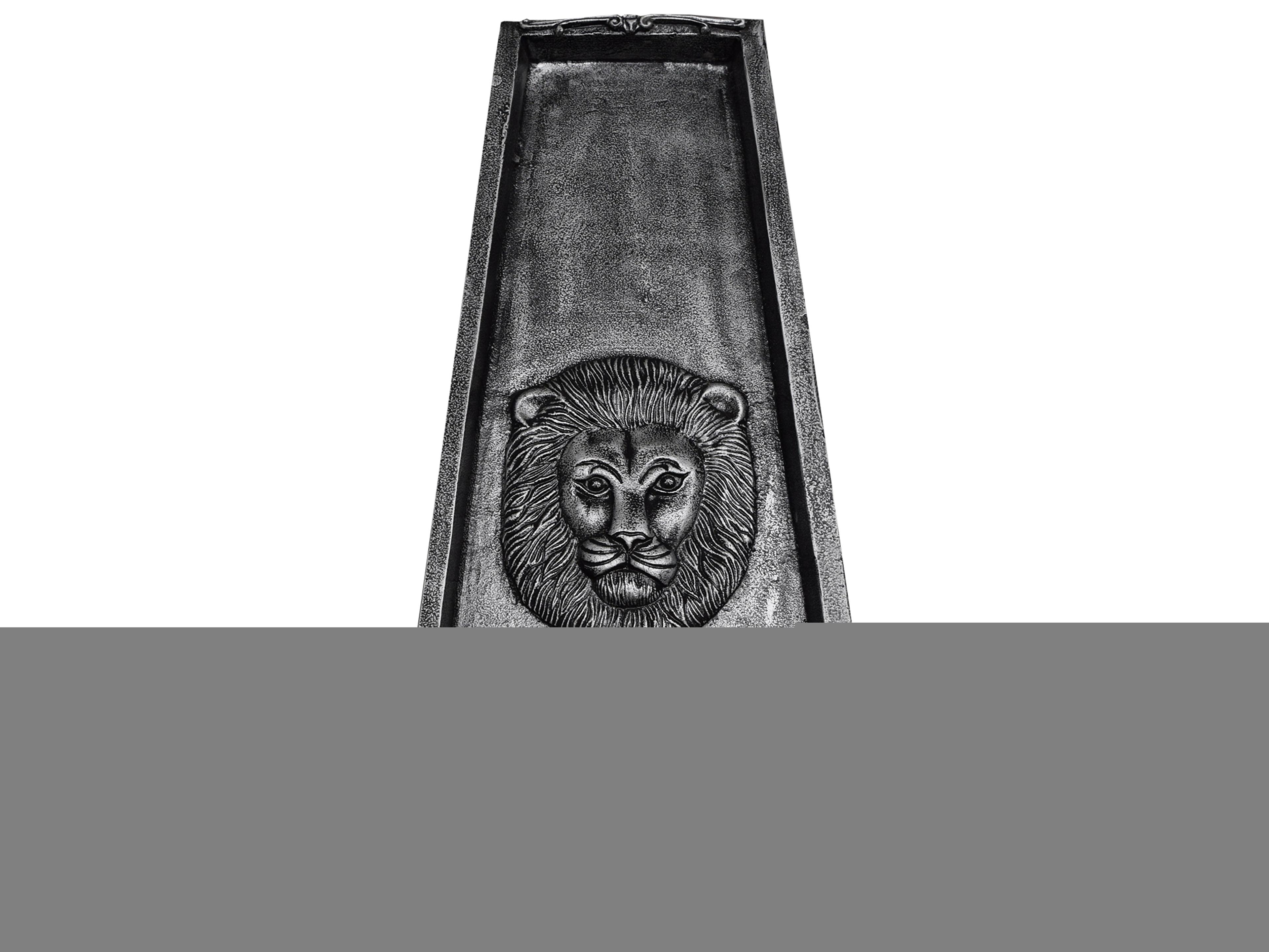 Oakland Living Silver Lion Cast Aluminum Downspout Gutter 24'' Splash Block