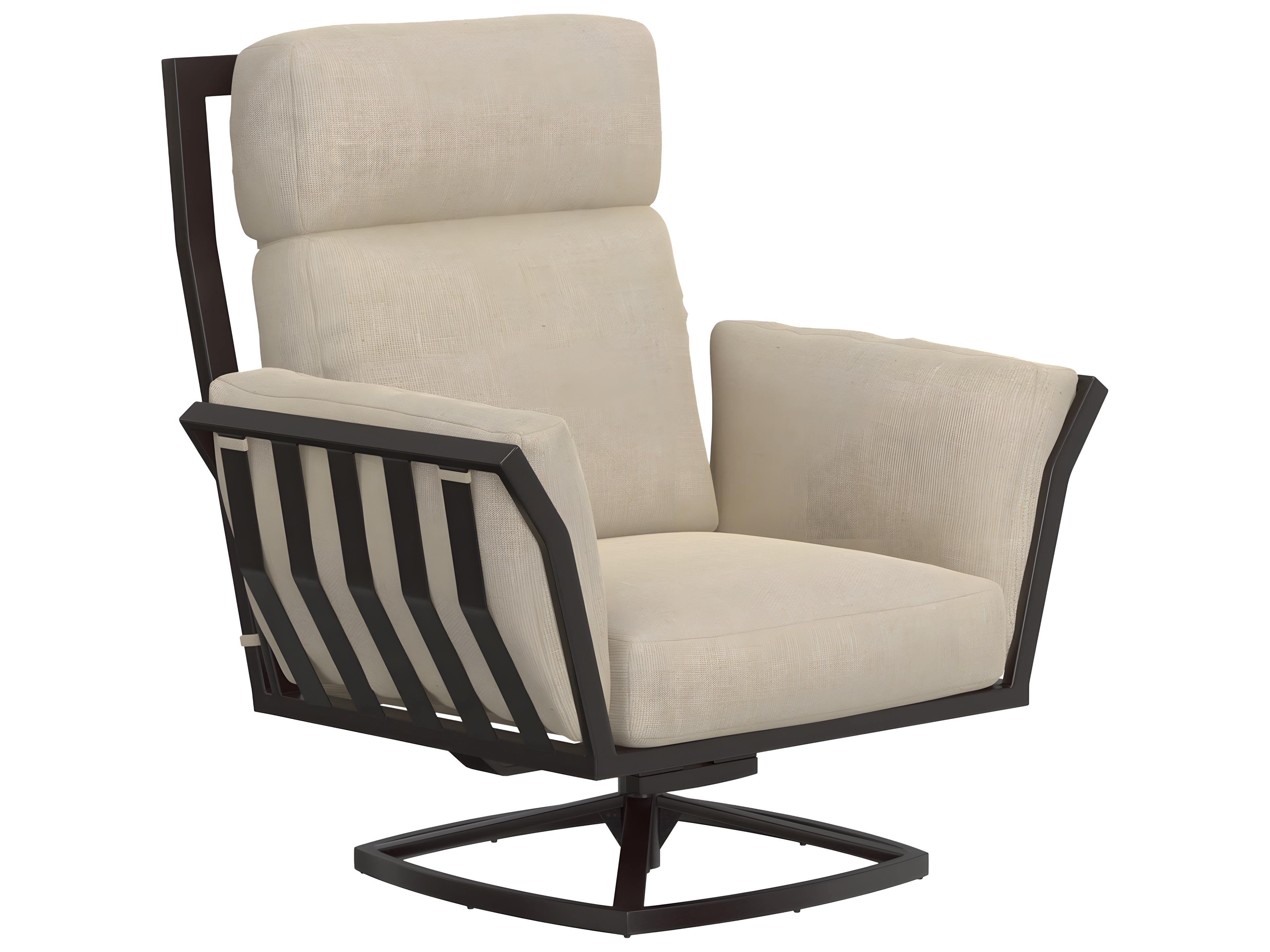 OW Lee Aris Aluminum Swivel Rocker Patio Lounge Chair