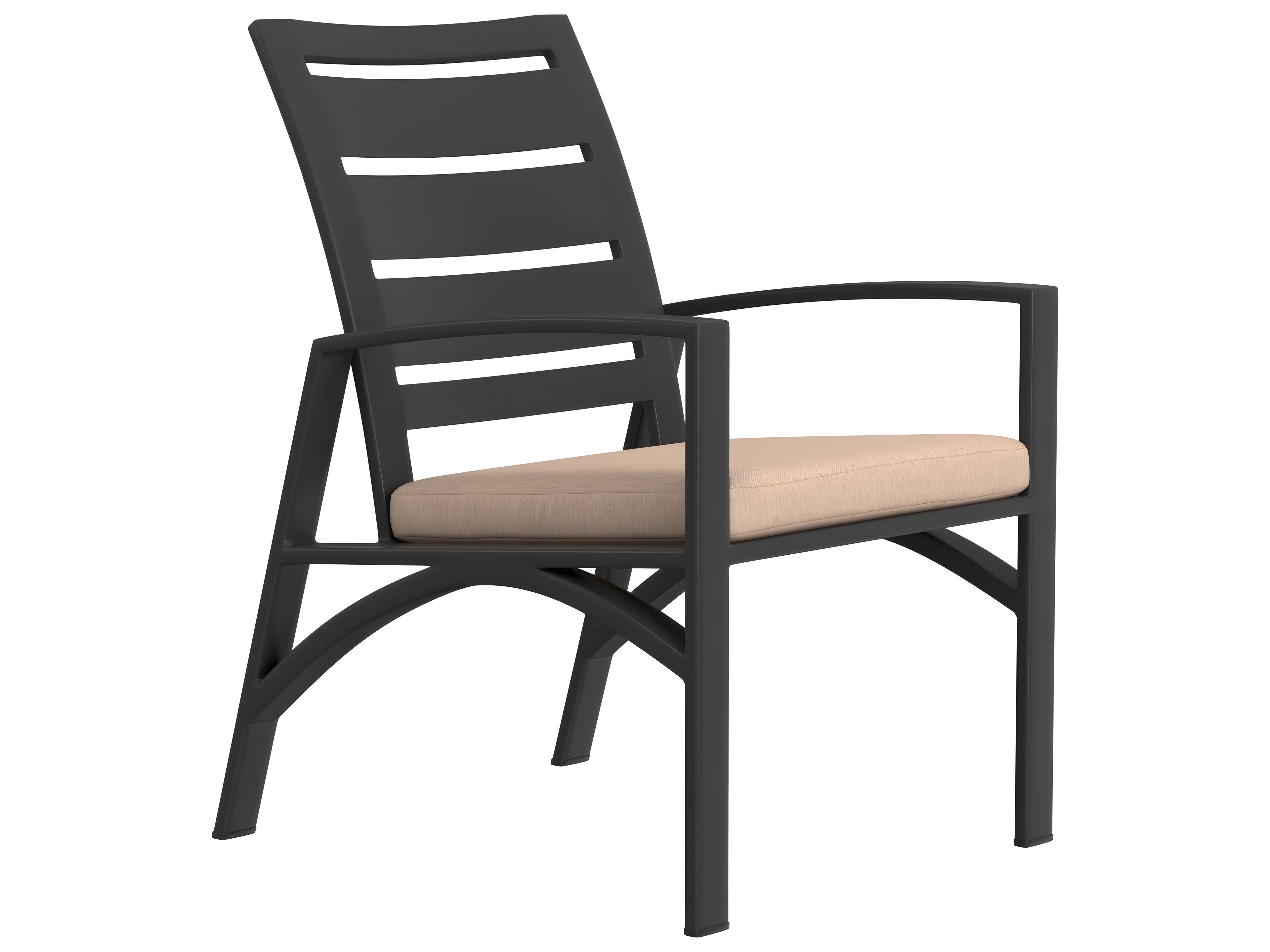 OW Lee Arc Aluminum Dining Arm Chair