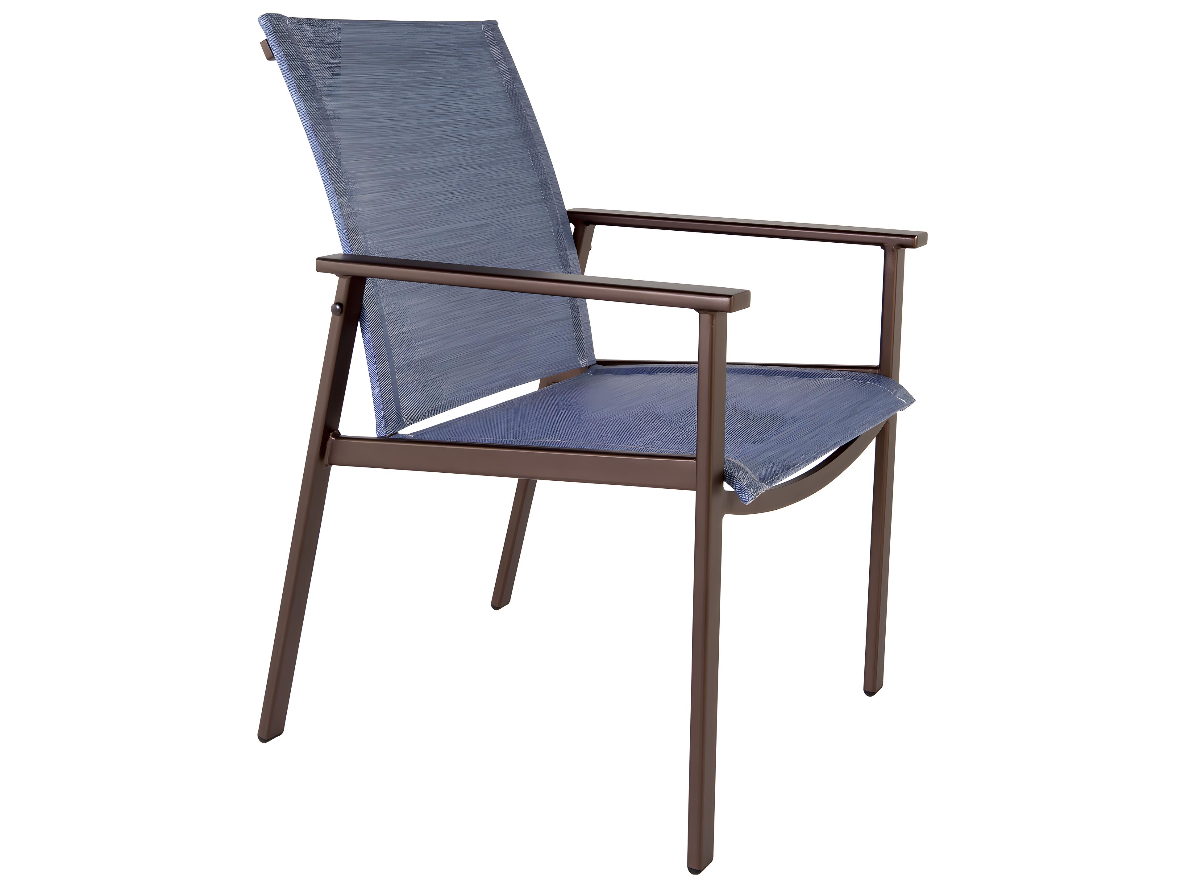 OW Lee Marin Sling Aluminum Outdoor Dining Arm Chair