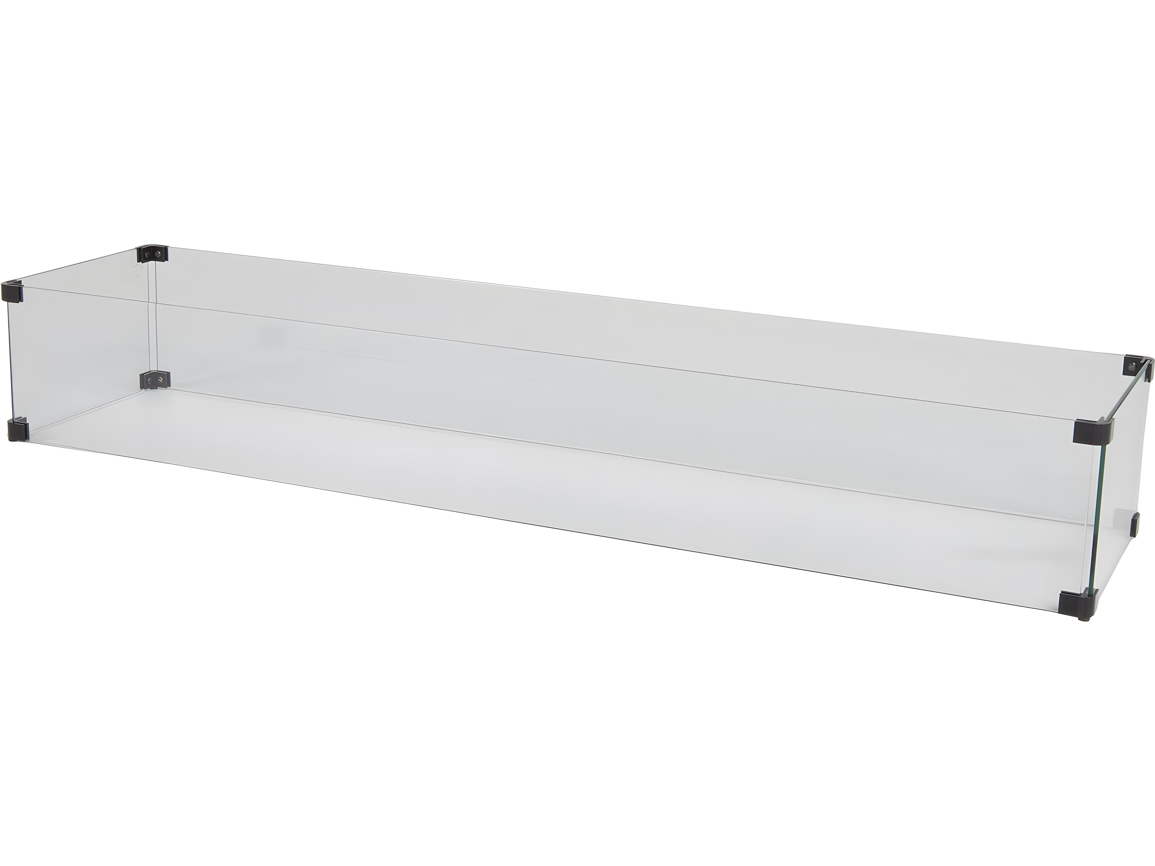 OW Lee Casual Fireside Large Rectangular Glass Guard