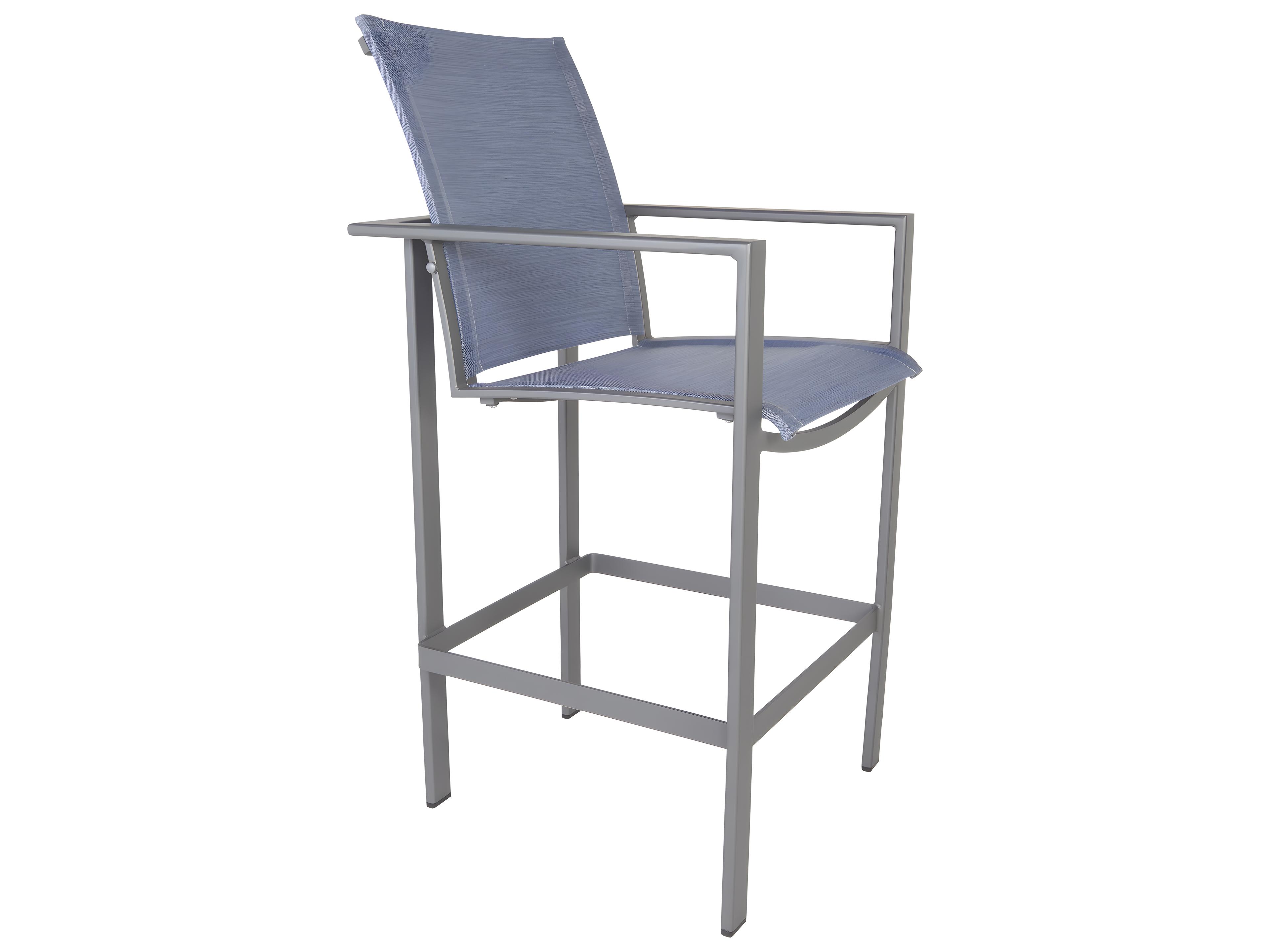 OW Lee Studio Sling Aluminum Patio Bar Stool