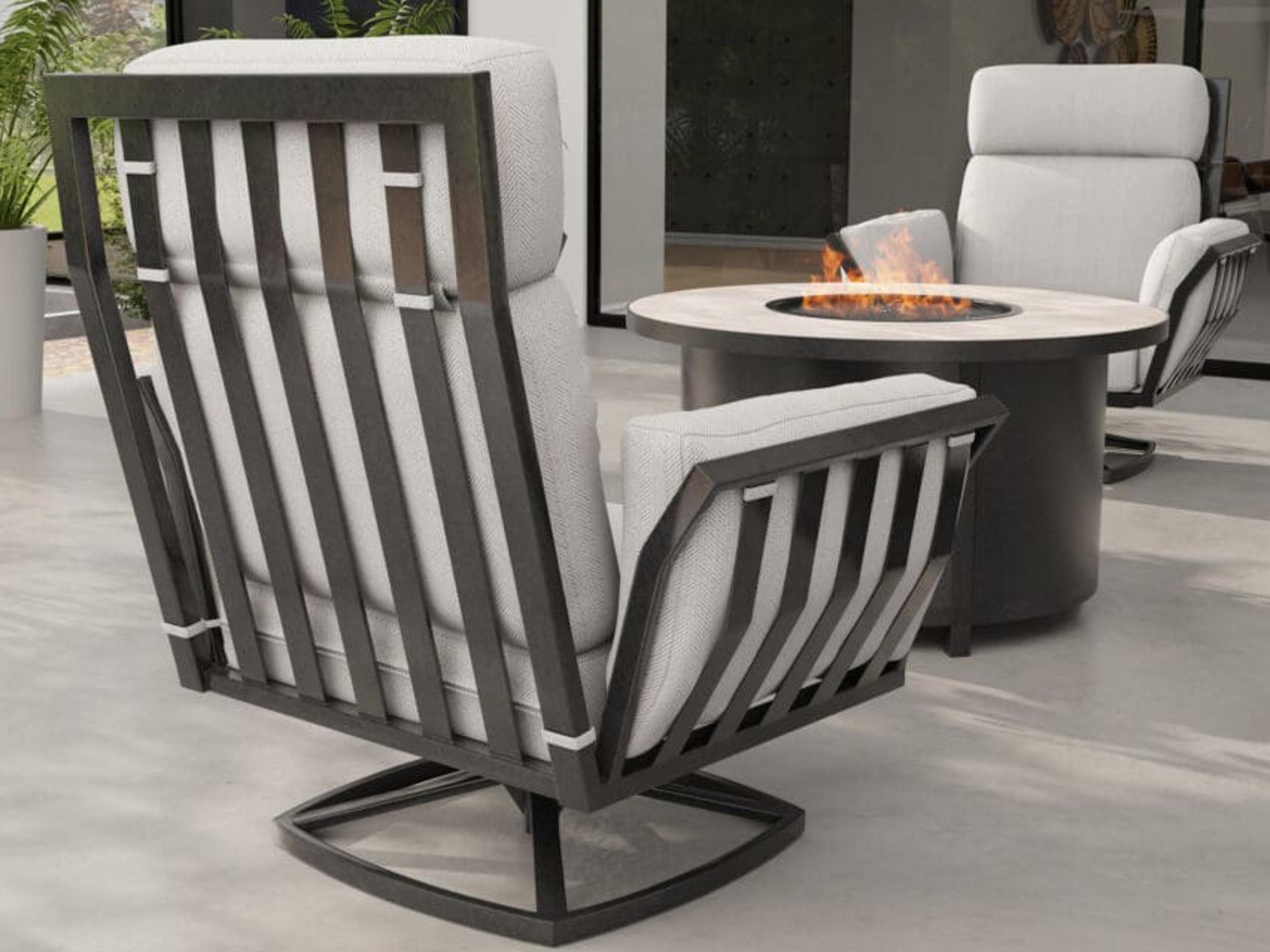 OW Lee Aris Aluminum Outdoor Patio Lounge Set