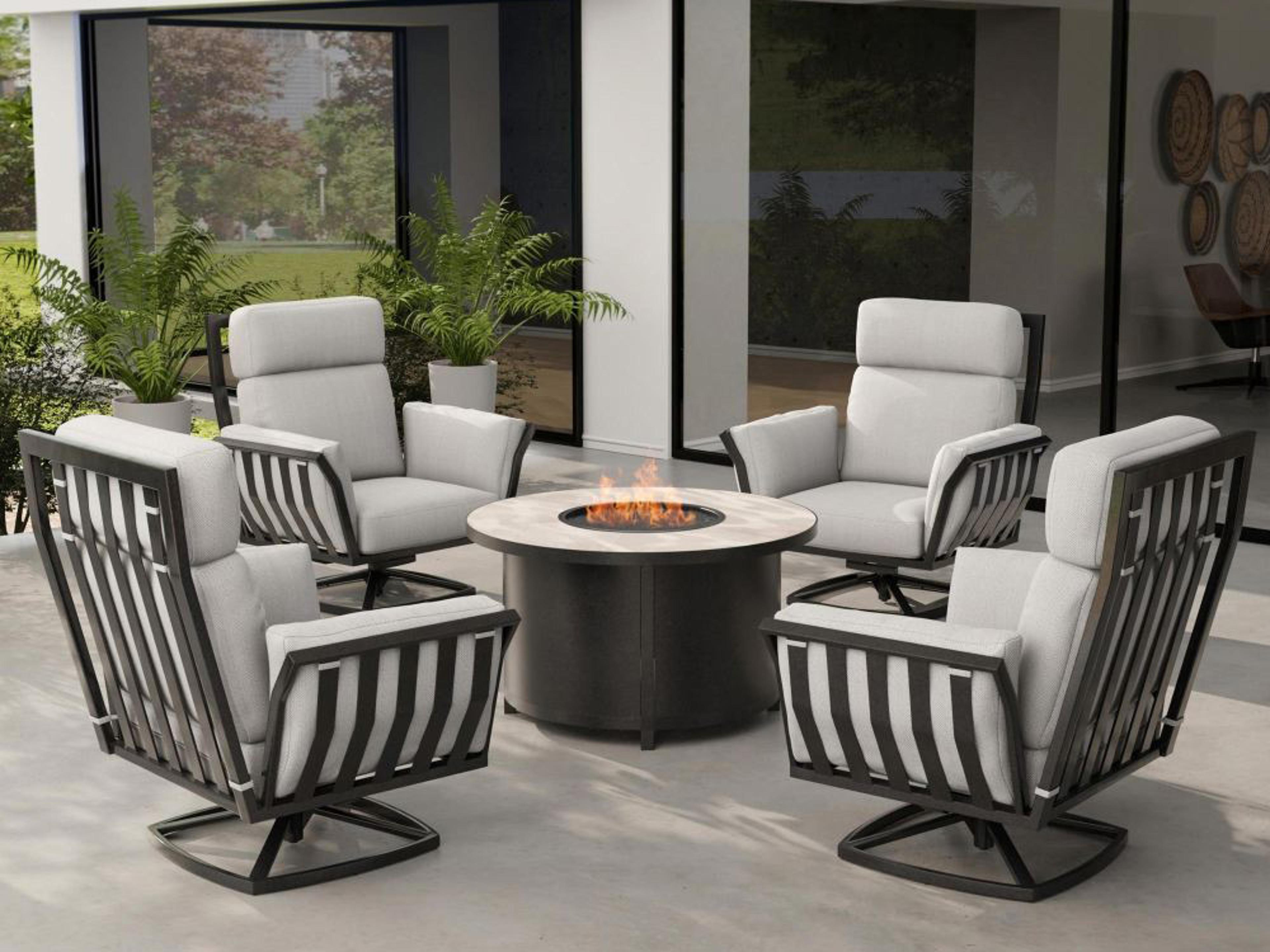 OW Lee Aris Aluminum Patio Lounge Set