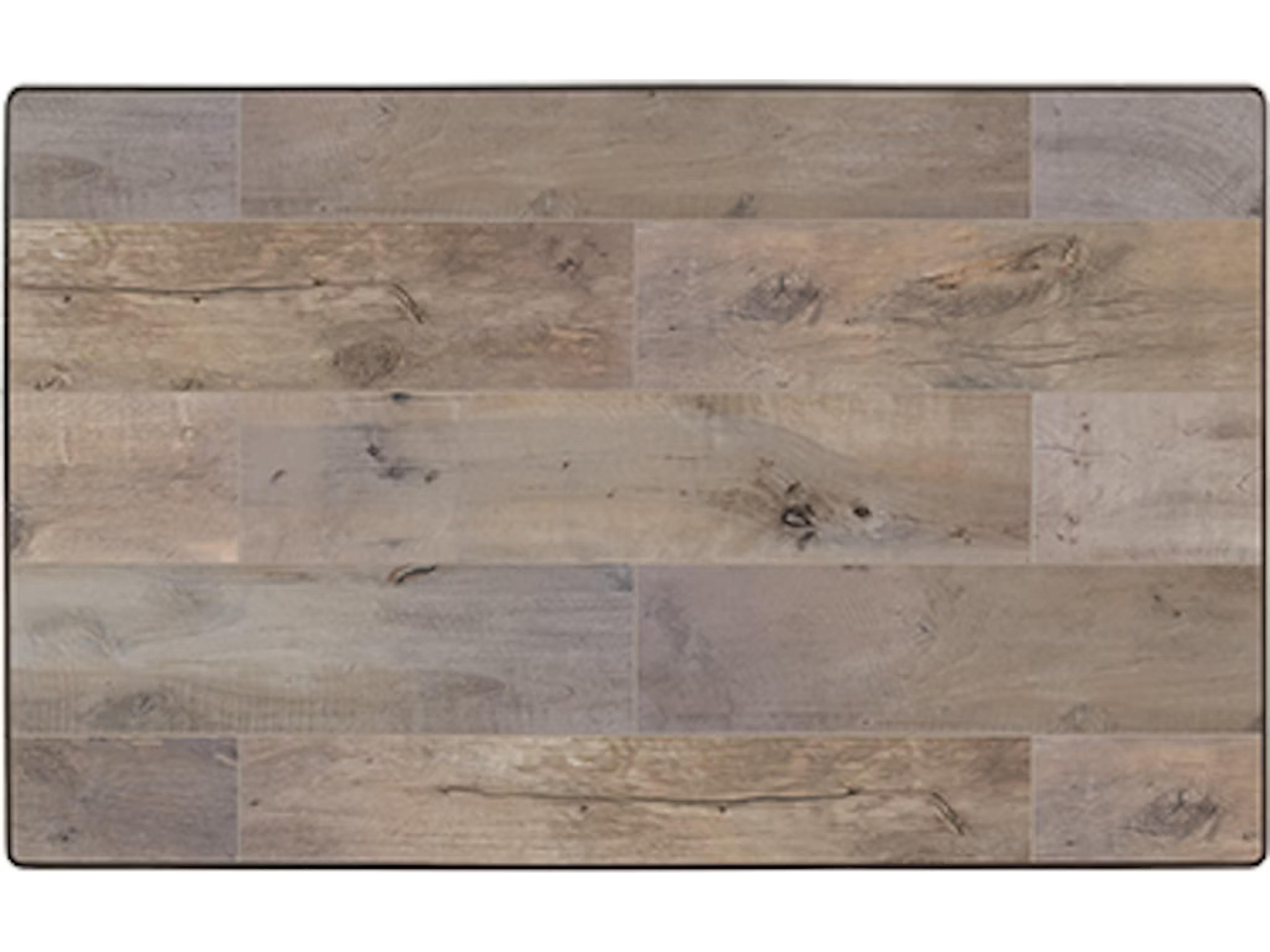 OW Lee Dakota Porcelain Rectangular Table Top Aluminum Rim