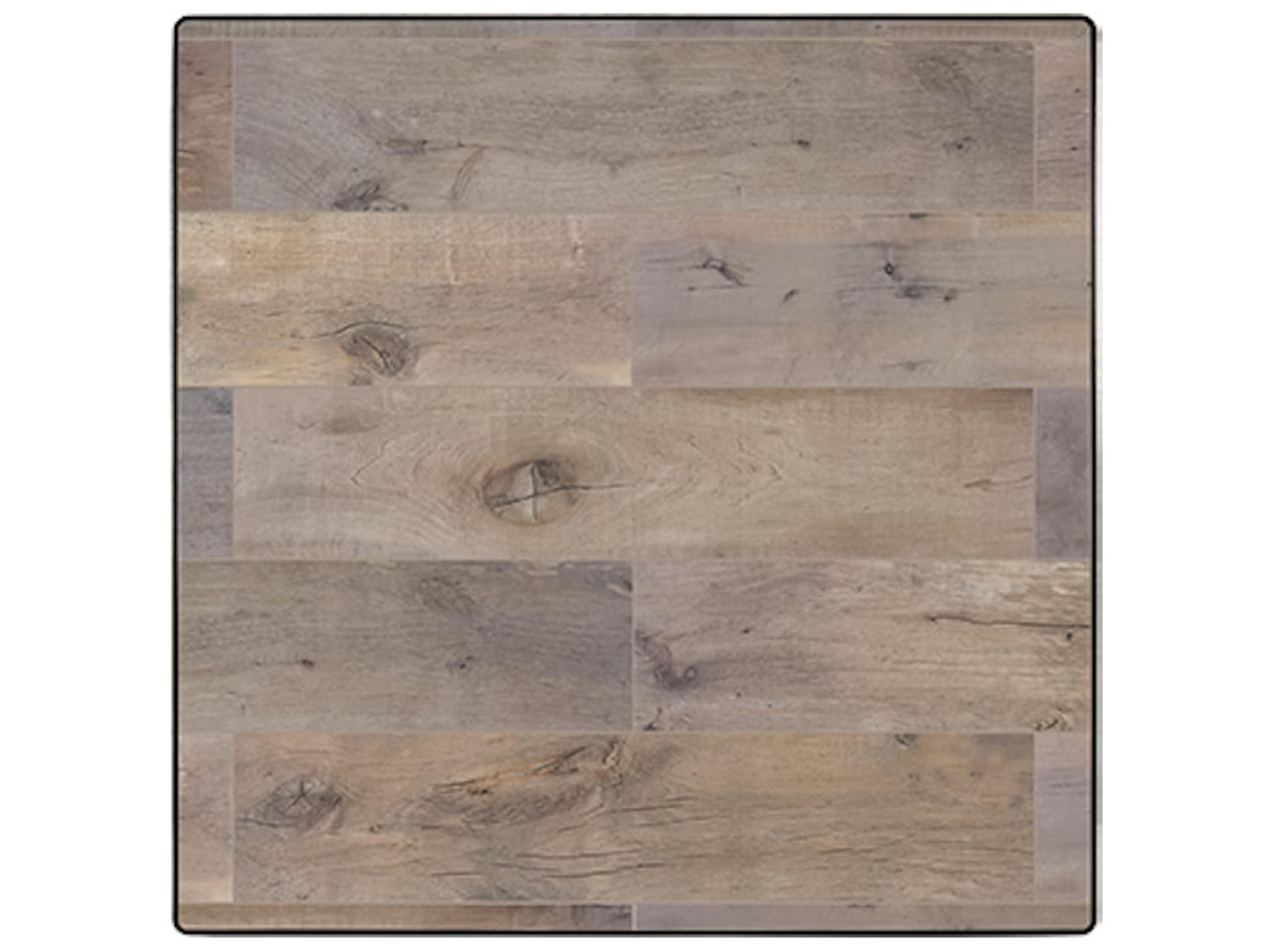 OW Lee Dakota Porcelain Square Table Top Aluminum Rim