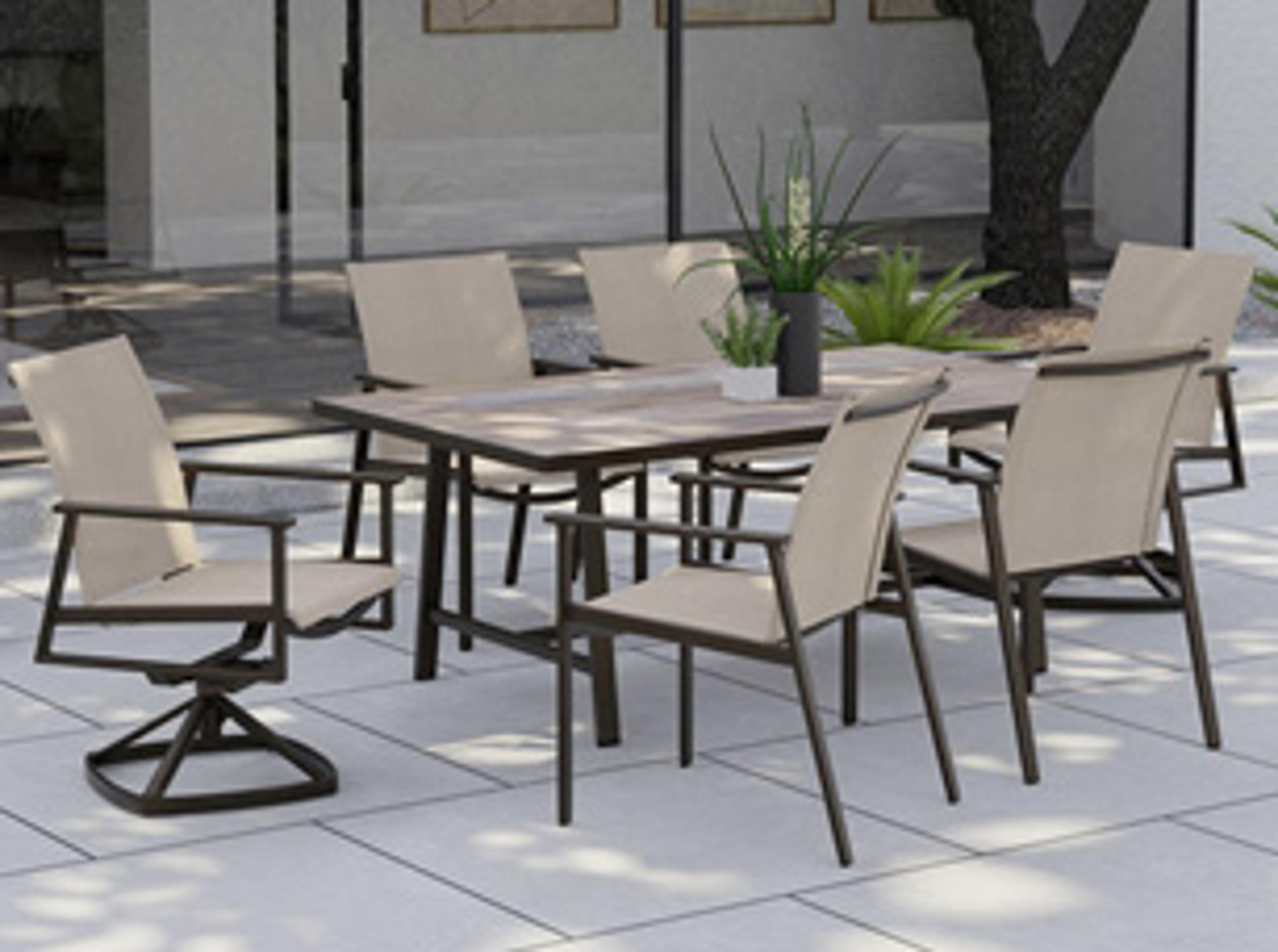 OW Lee Marin Aluminum Dinning Set