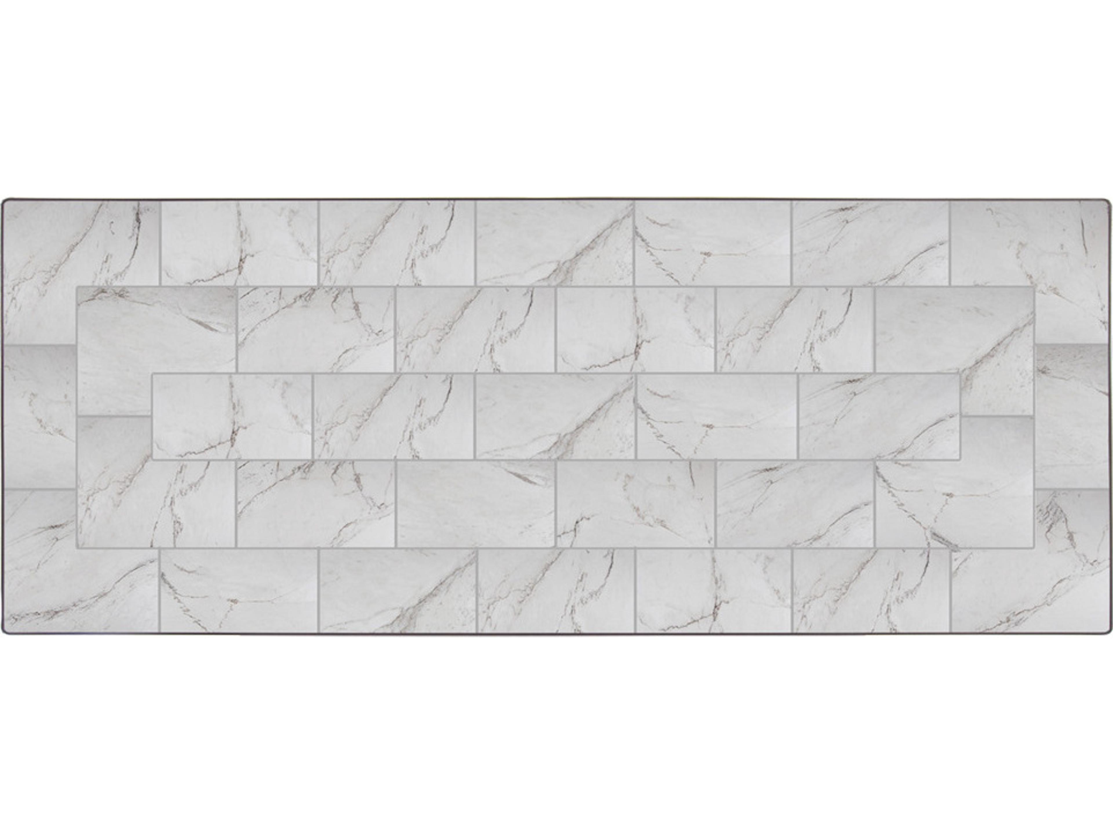 OW Lee Fresco Porcelain Rectangular Table Top with Aluminum Rim