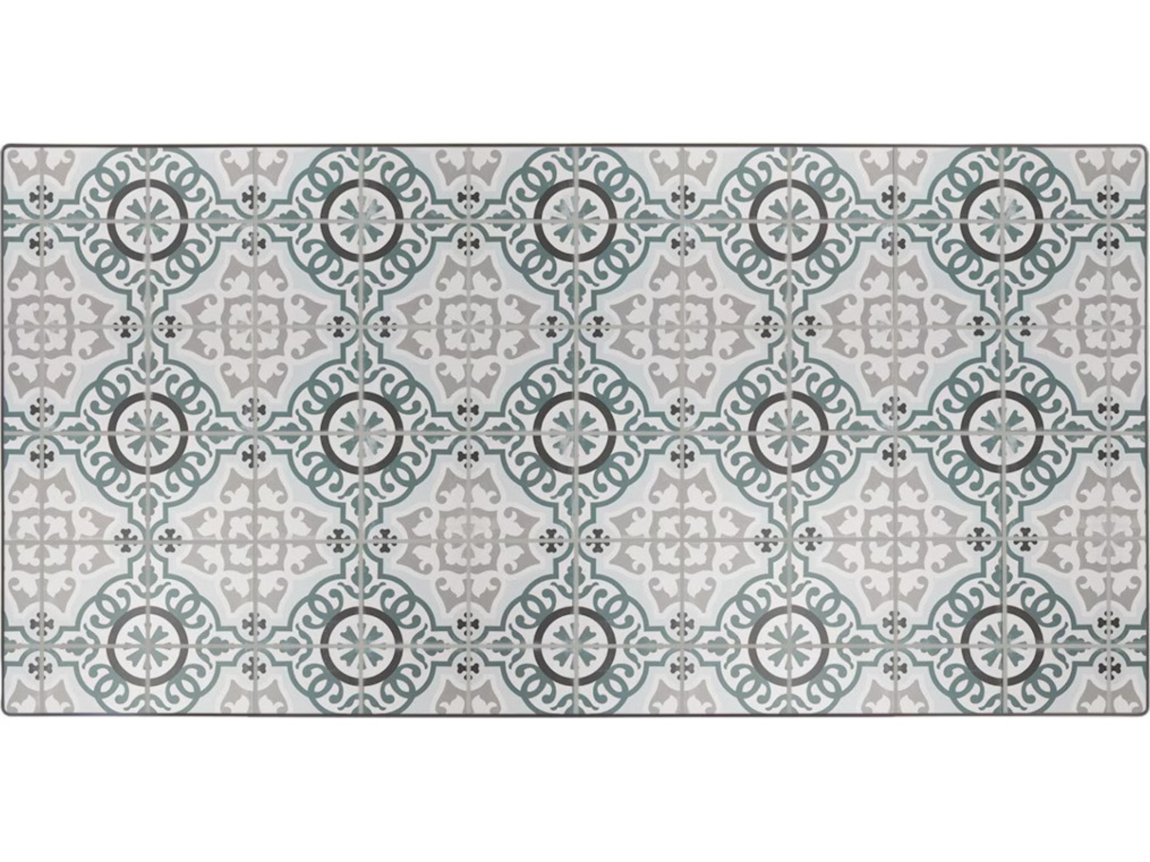 OW Lee Valencia Porcelain Rectangular Table Top with Aluminum Rim