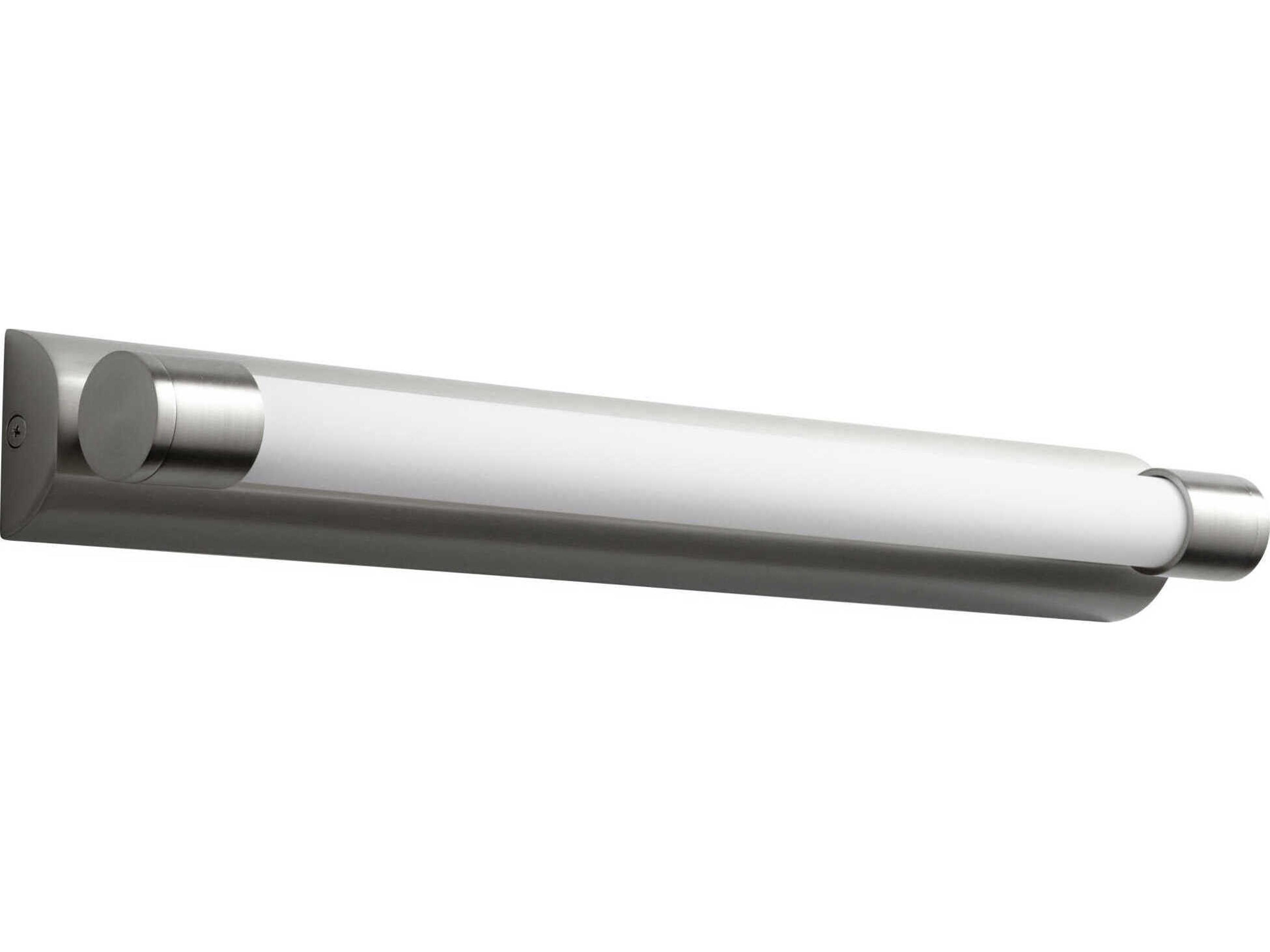 Oxygen by Quorum Skyline 1-Light Satin Nickel Vanity Light