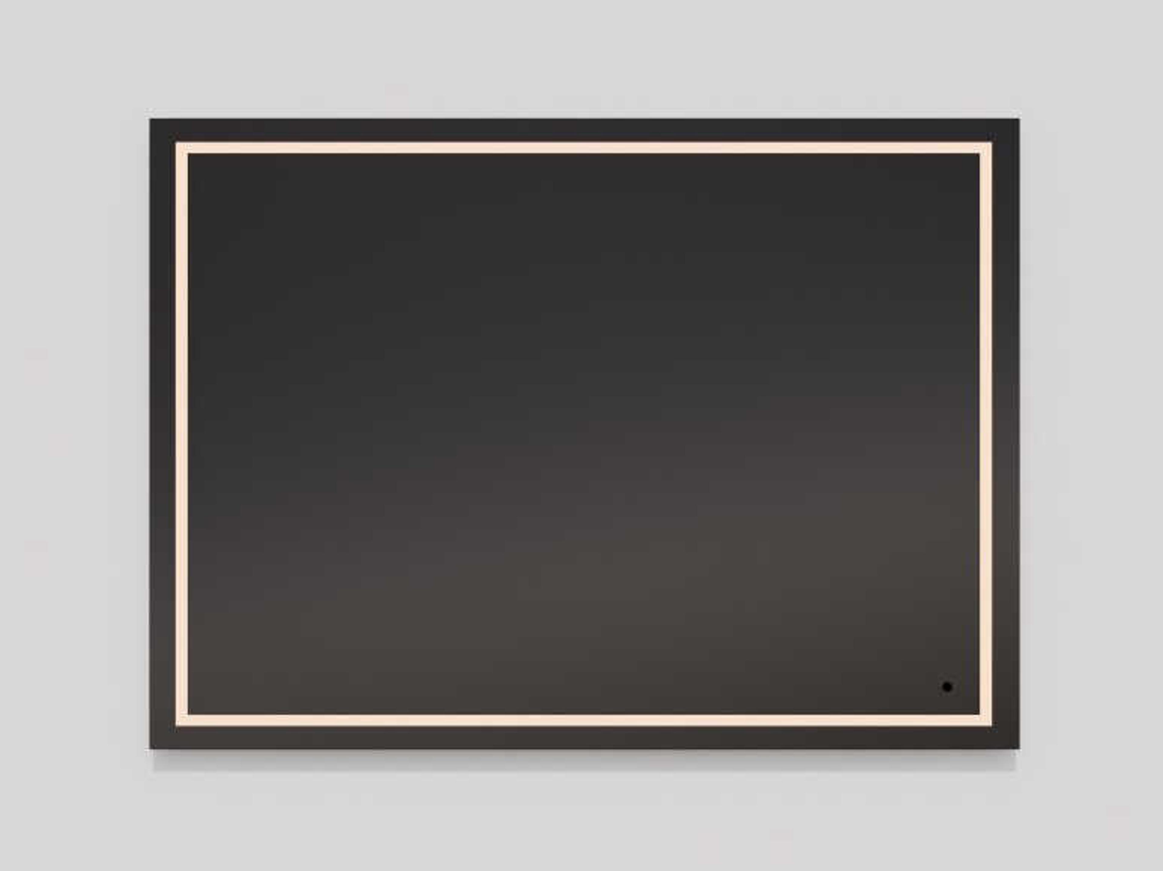Oxygen by Quorum Track Black Rectangular Wall Mirror