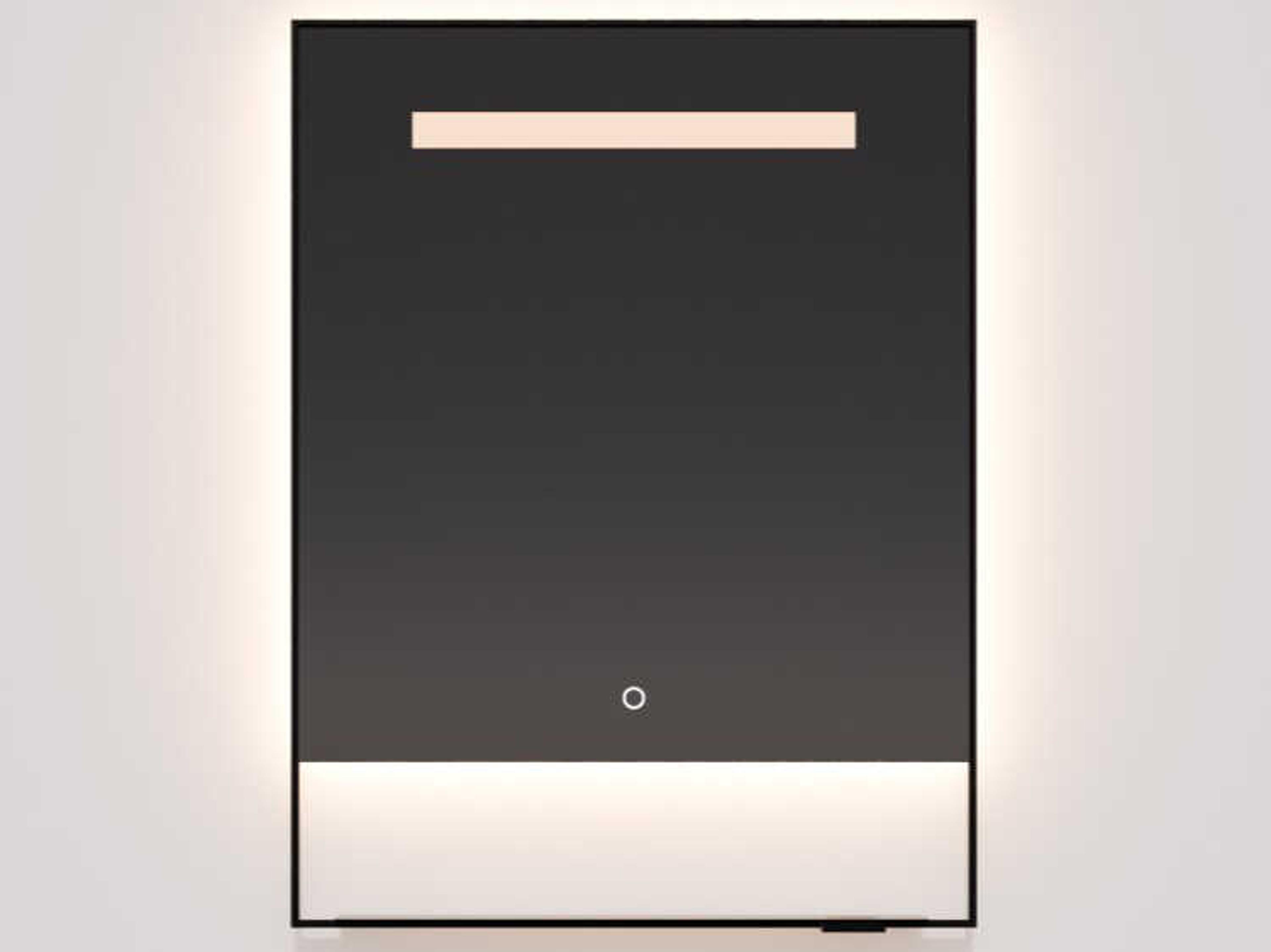 Oxygen by Quorum Castore Black Square Wall Mirror