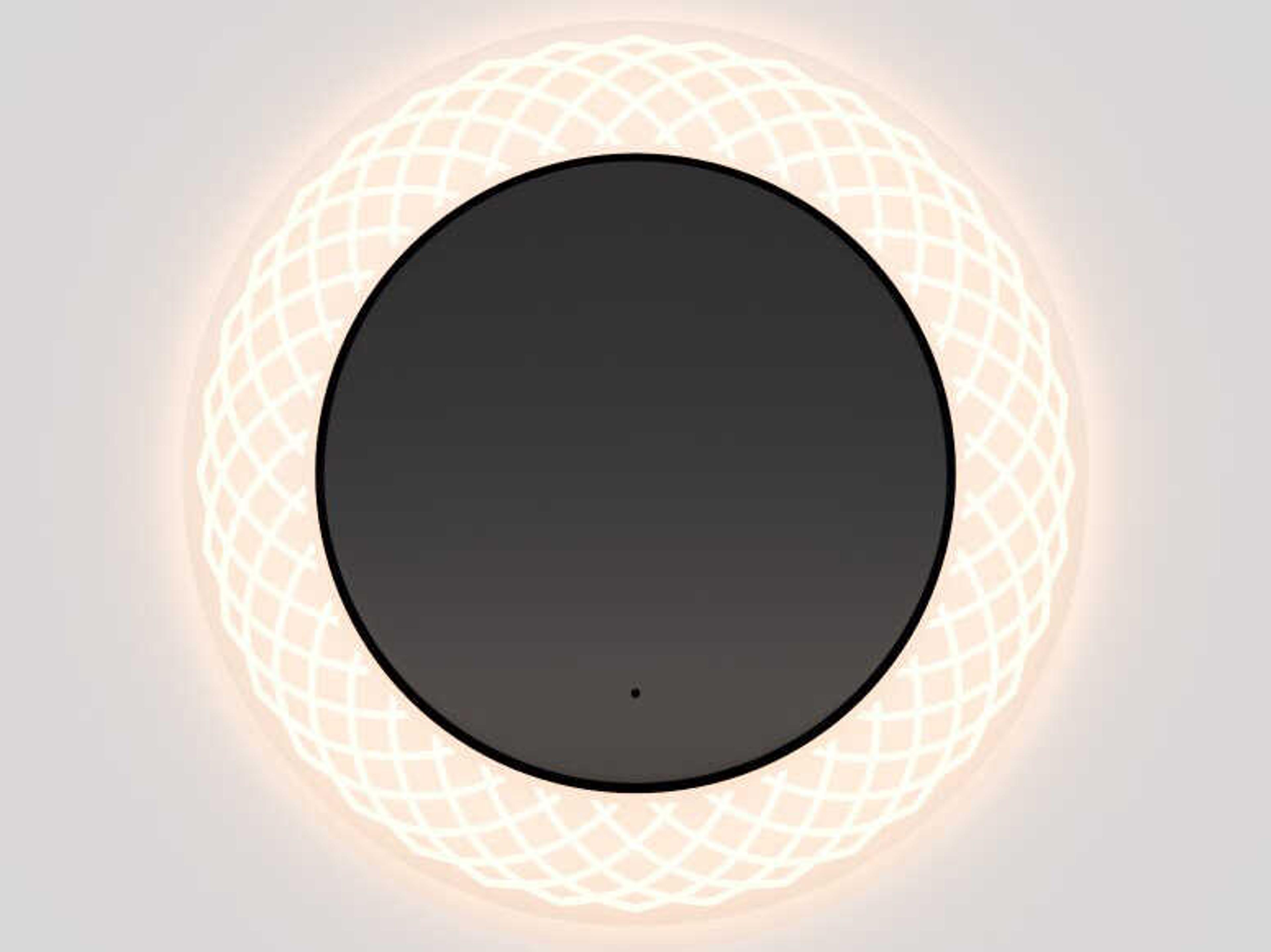 Oxygen by Quorum Perla Round Wall Mirror