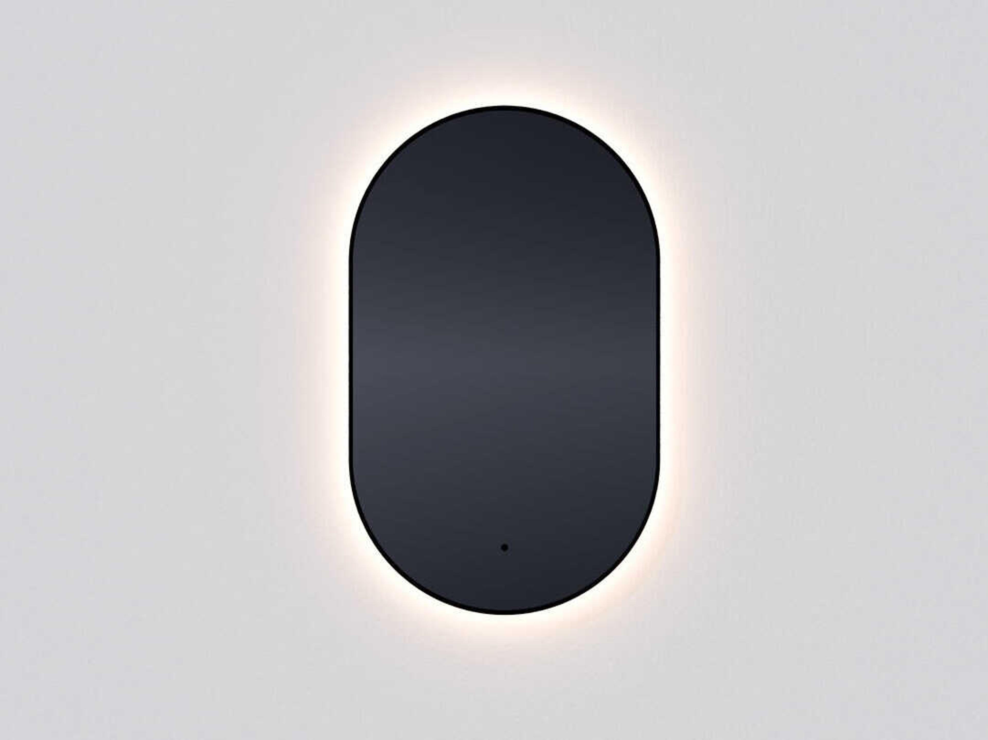 Oxygen by Quorum Argo Brushed Brass Oval Wall Mirror