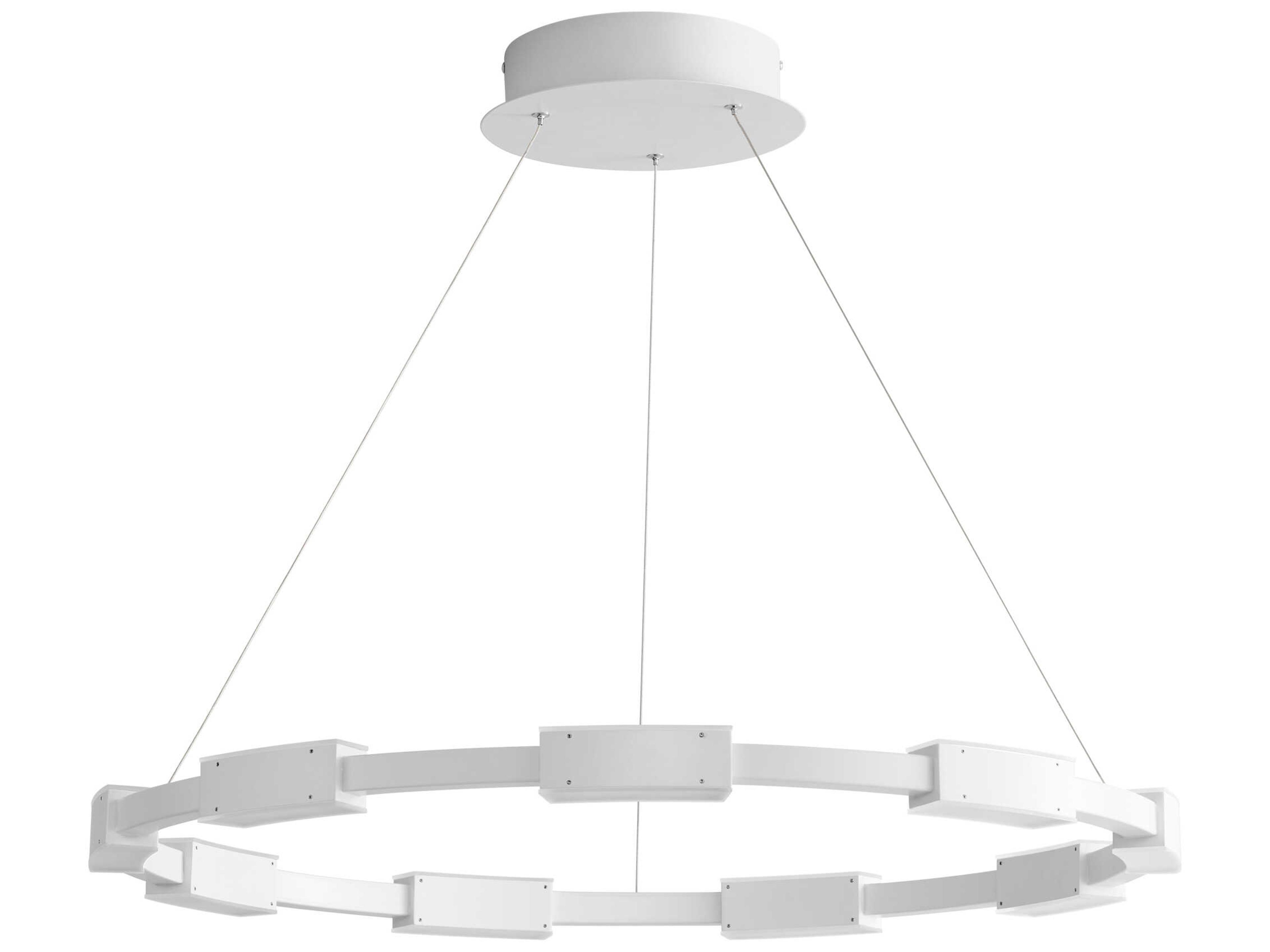 Oxygen by Quorum Dieter 9-Light White Round Pendant