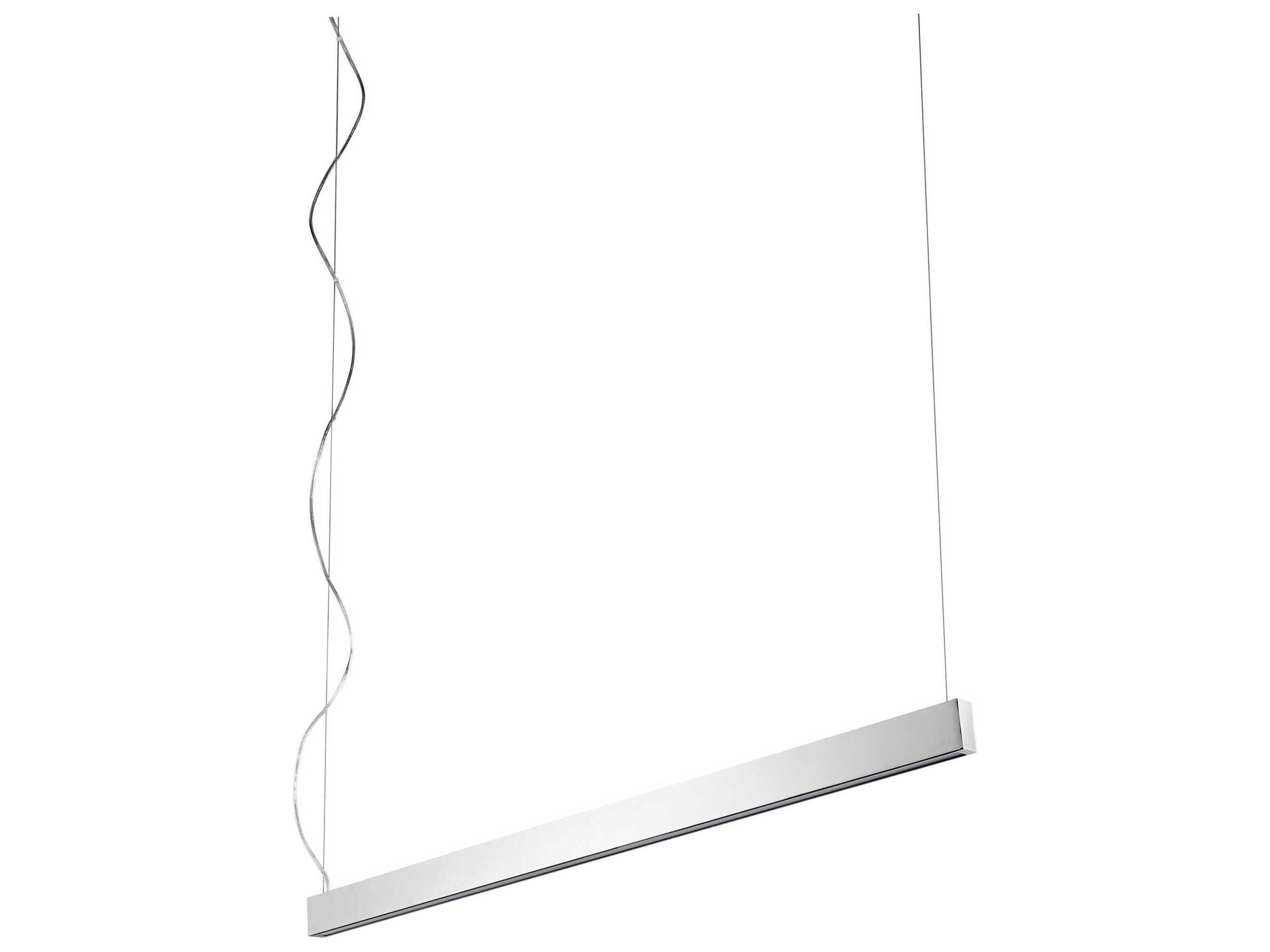 Oxygen by Quorum Zepp 2-Light Polished Nickel Linear Island Pendant