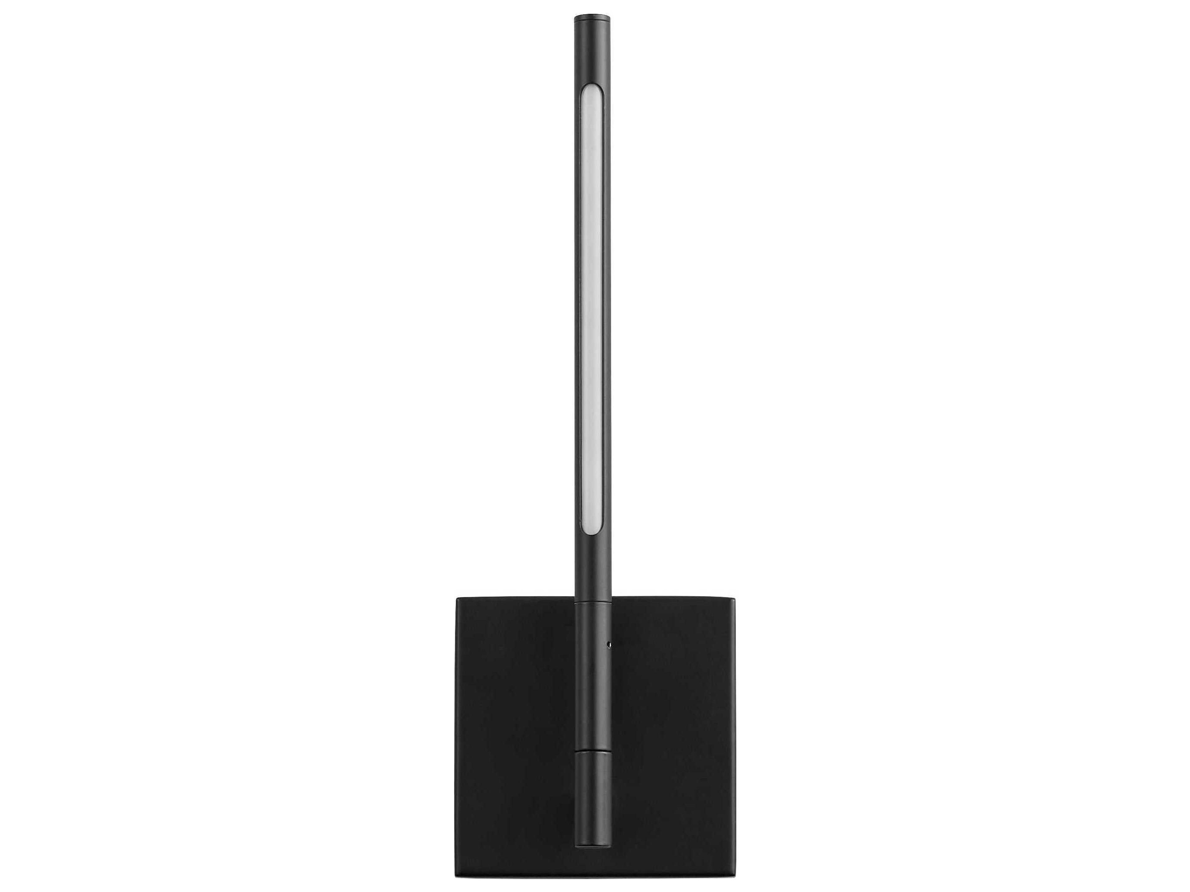 Oxygen by Quorum Palillos 1-Light Black Wall Sconce