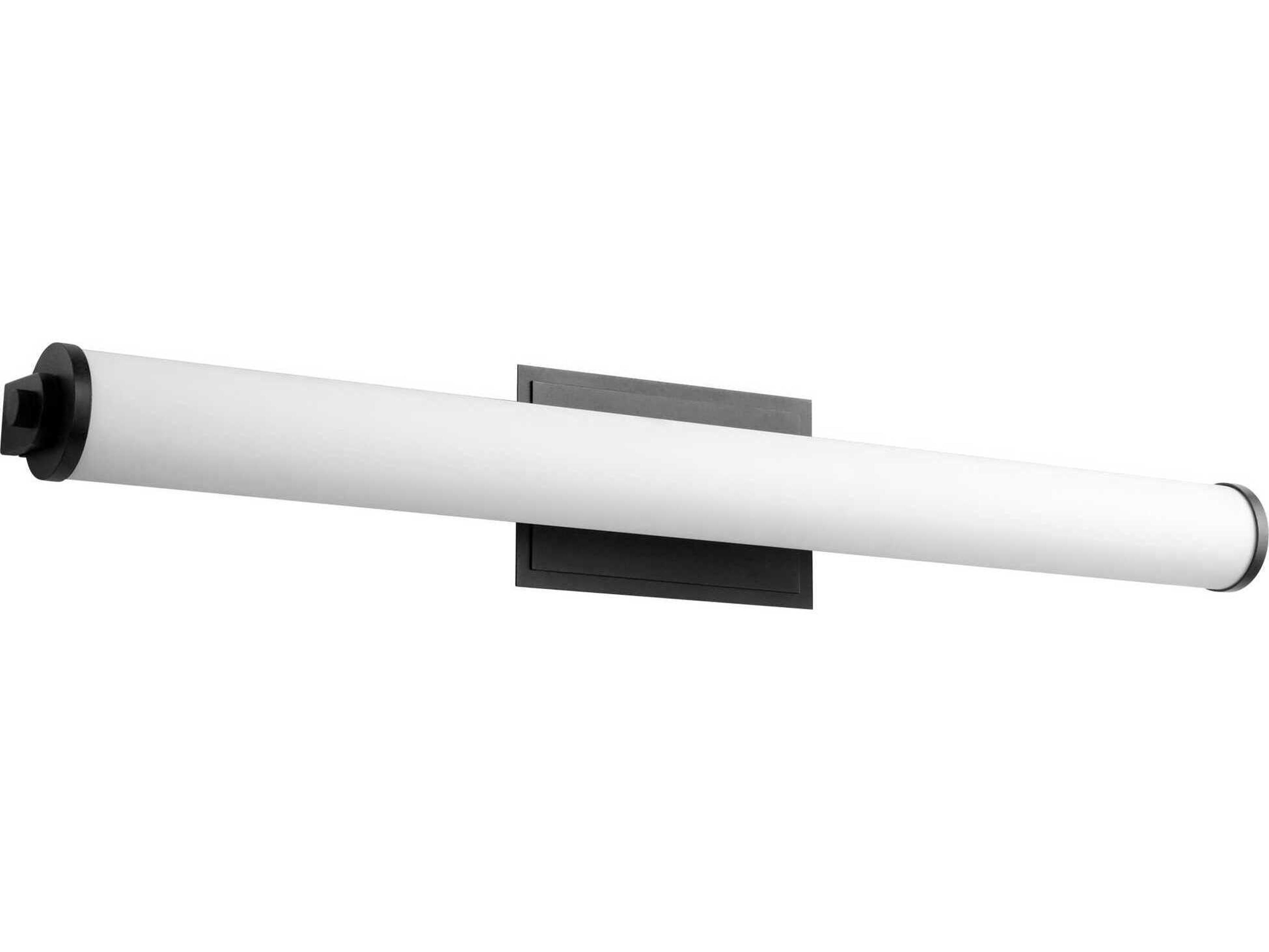 Oxygen by Quorum Tempus 2-Light Black Vanity Light